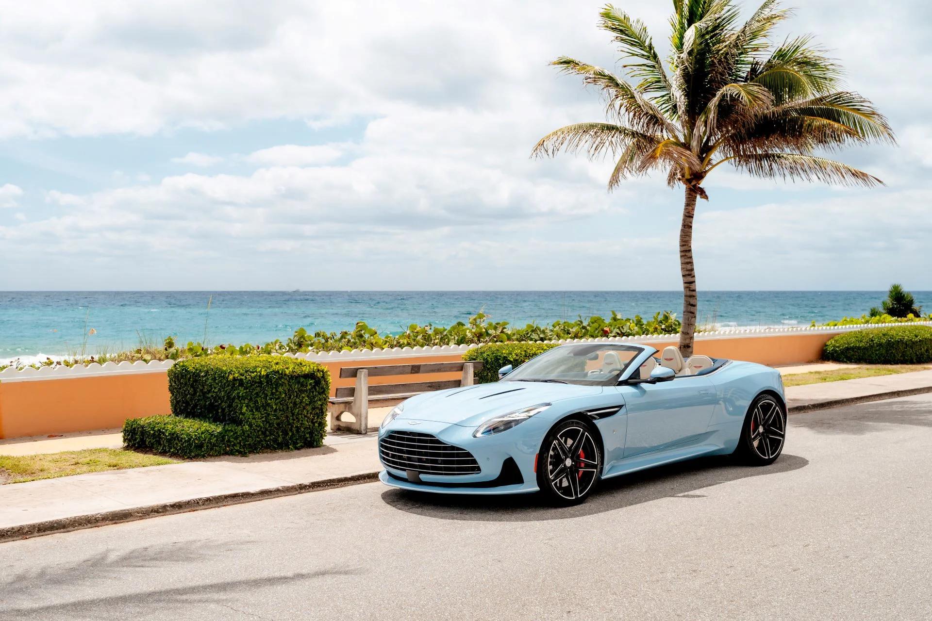A Seaside Masterpiece: One-of-One Aston Martin DB12 Volante Palm Beach Edition Debuts in Bespoke Frosted Glass Blue