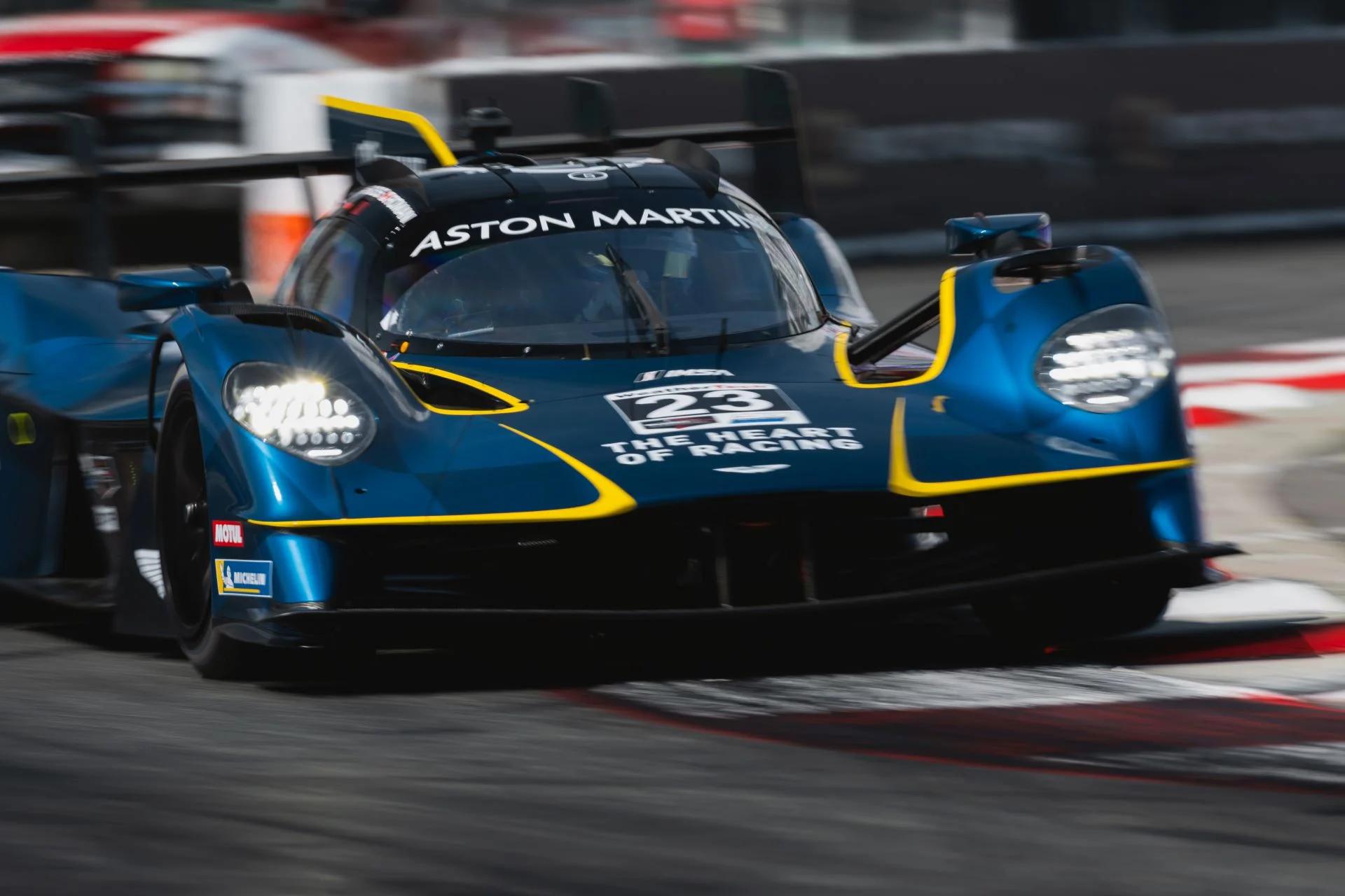 Aston Martin Valkyrie and THOR Team Eye Progress and Points on Detroit’s Downtown Streets