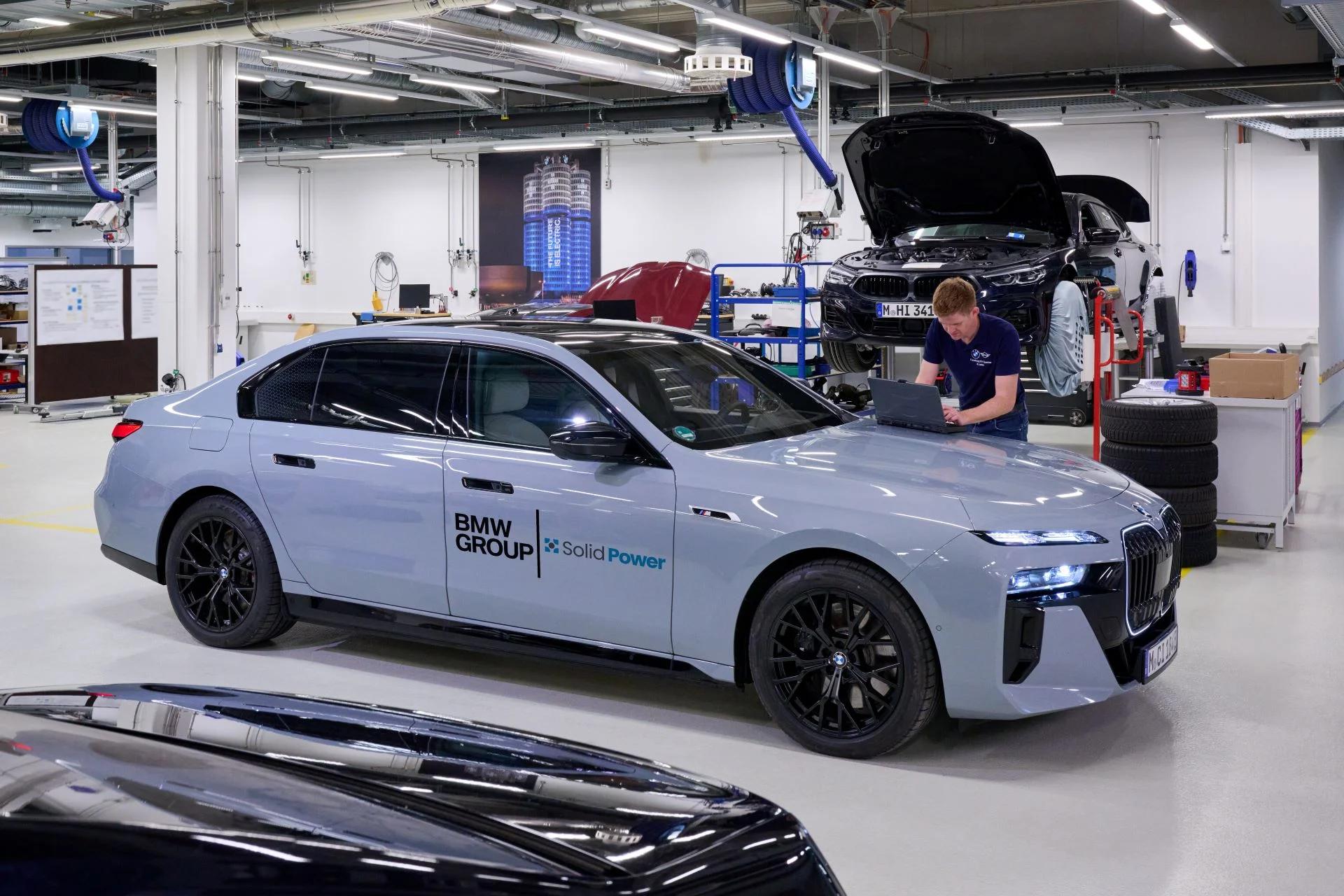 BMW and Solid Power Drive ASSB Technology Forward with First On-Road BMW i7 Test Vehicle