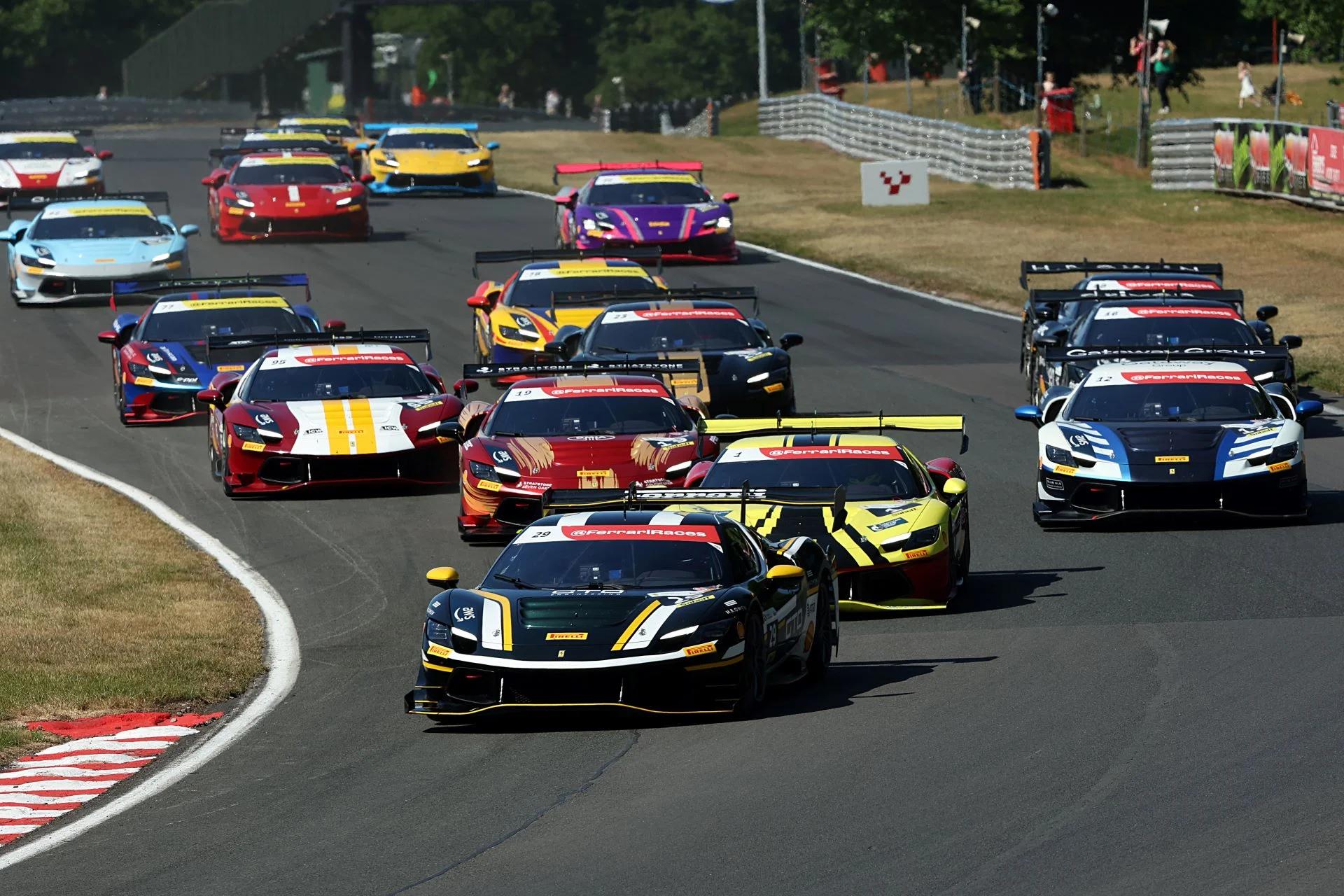 Ferrari Challenge UK: Yates Dominates at Oulton Park as Calado Makes Special Appearance