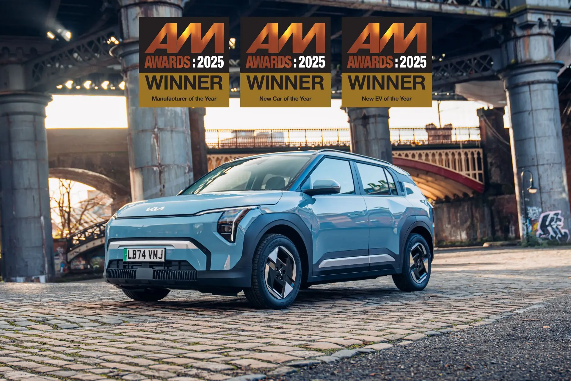 Kia UK Continues Award-Winning Streak with Triple Triumph at the 2025 AM Awards
