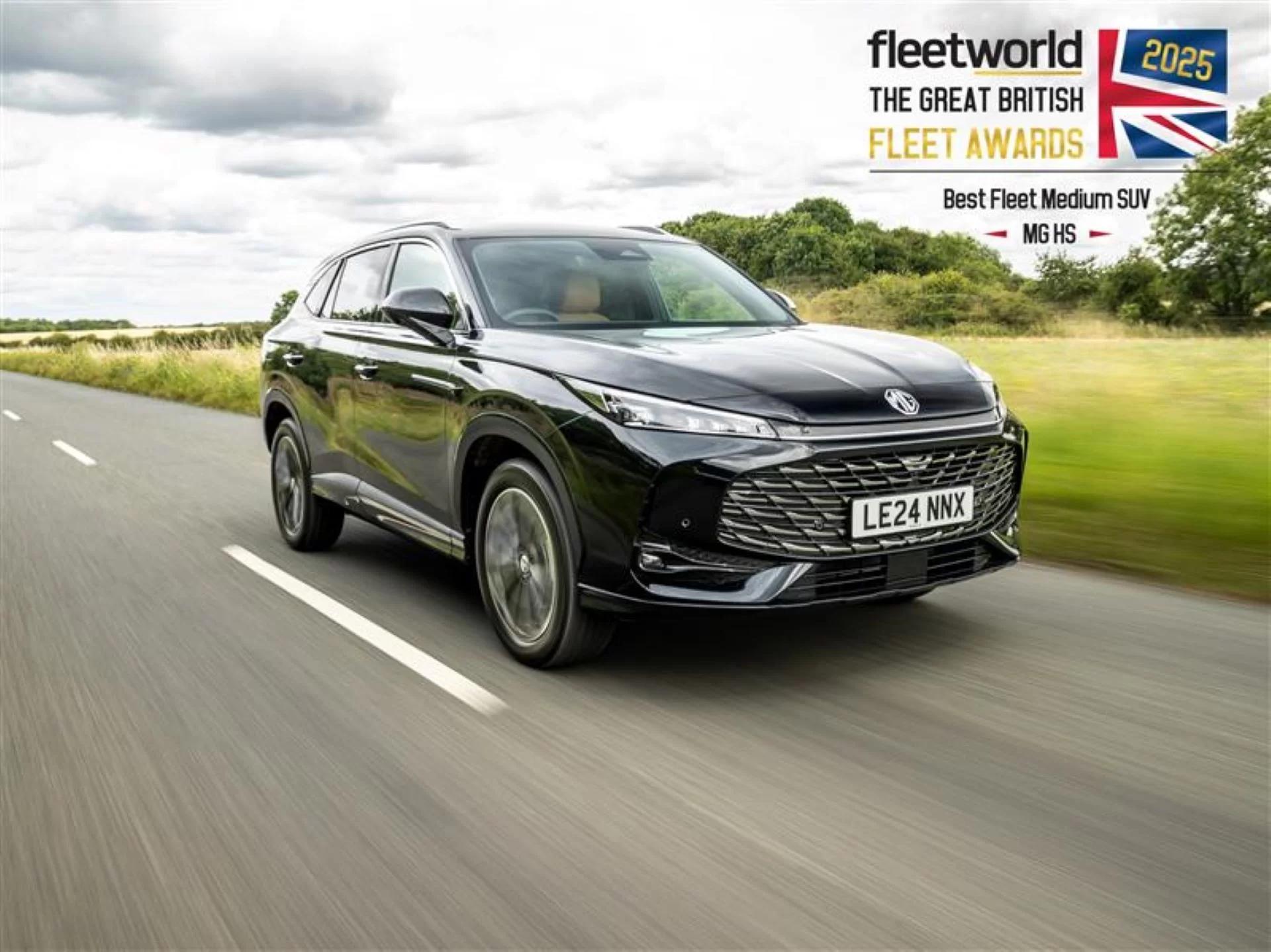 MG HS Takes Top Honours as Best Fleet Medium SUV for 2025