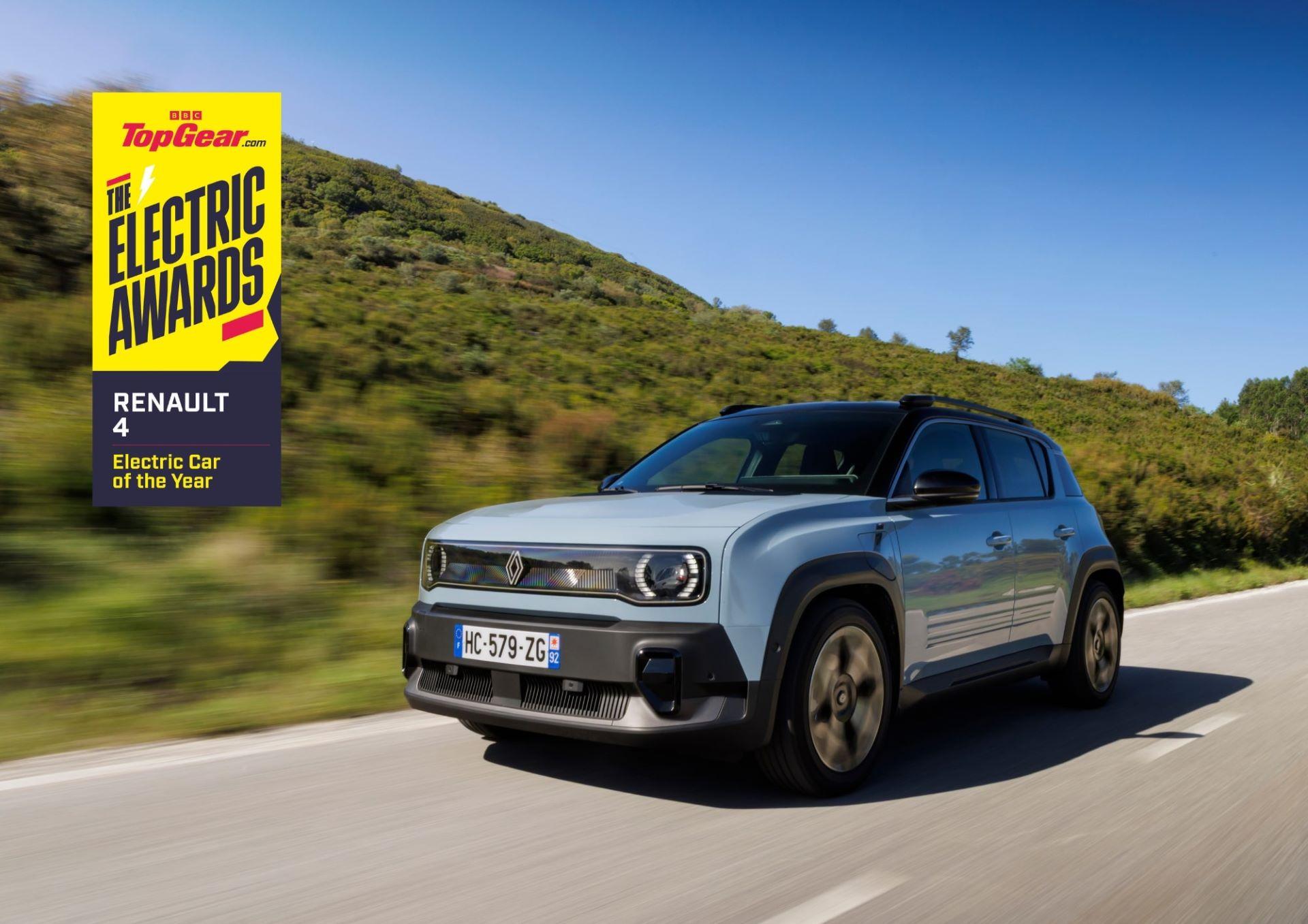 Renault Electrifies Top Gear’s 2025 Awards with a Triple Win