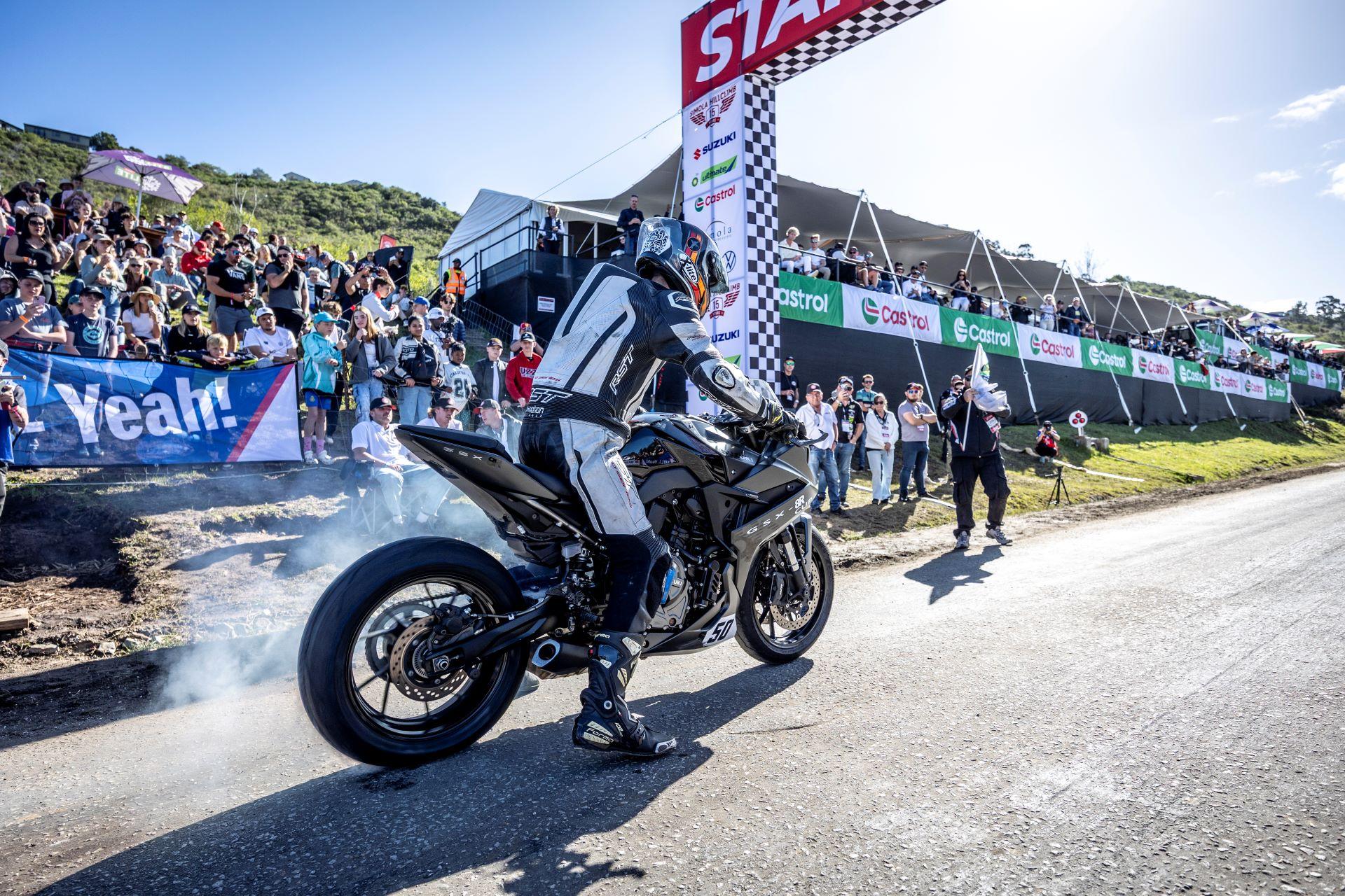 Suzuki Adds Two-Wheeled Thrill to 2025 Simola Hillclimb with GSX-R8 Sportbike Showcase