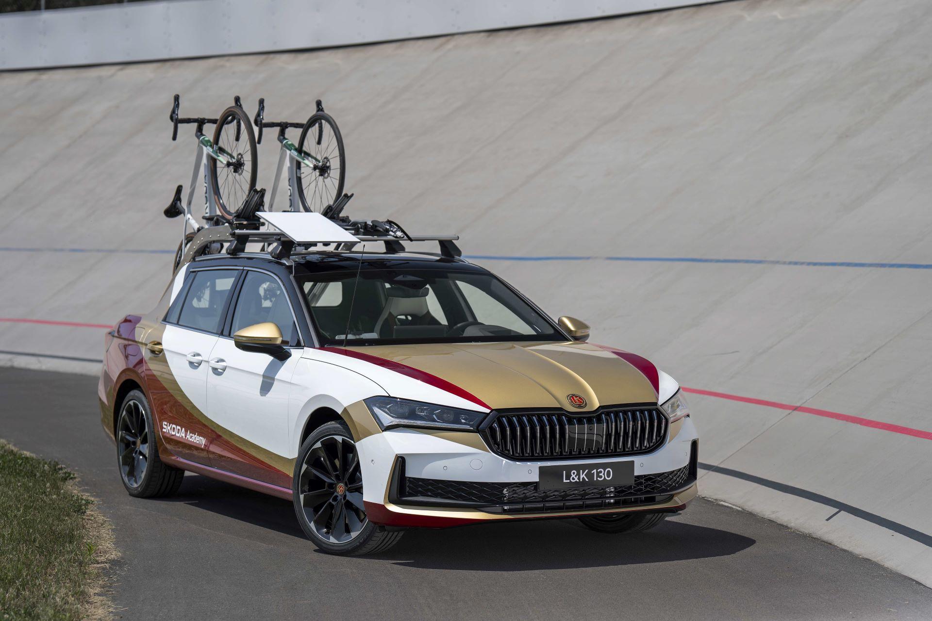 Engineering a Legacy: Škoda Academy Students Transform a Superb Estate into the L&K 130 Cycling Support Car