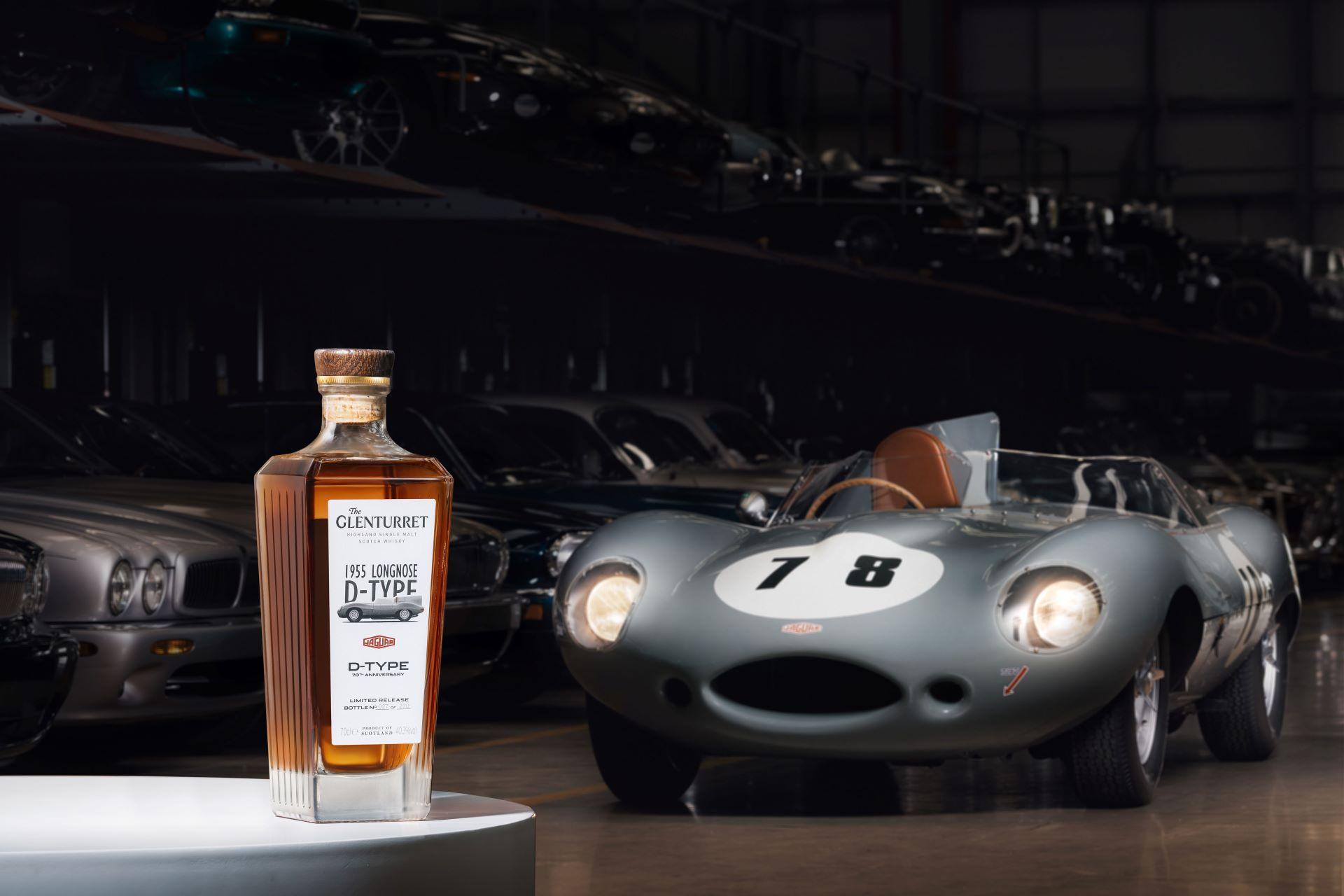 Jaguar Classic and The Glenturret Toast the Iconic D-type with Ultra-Rare 35-Year-Old Whisky