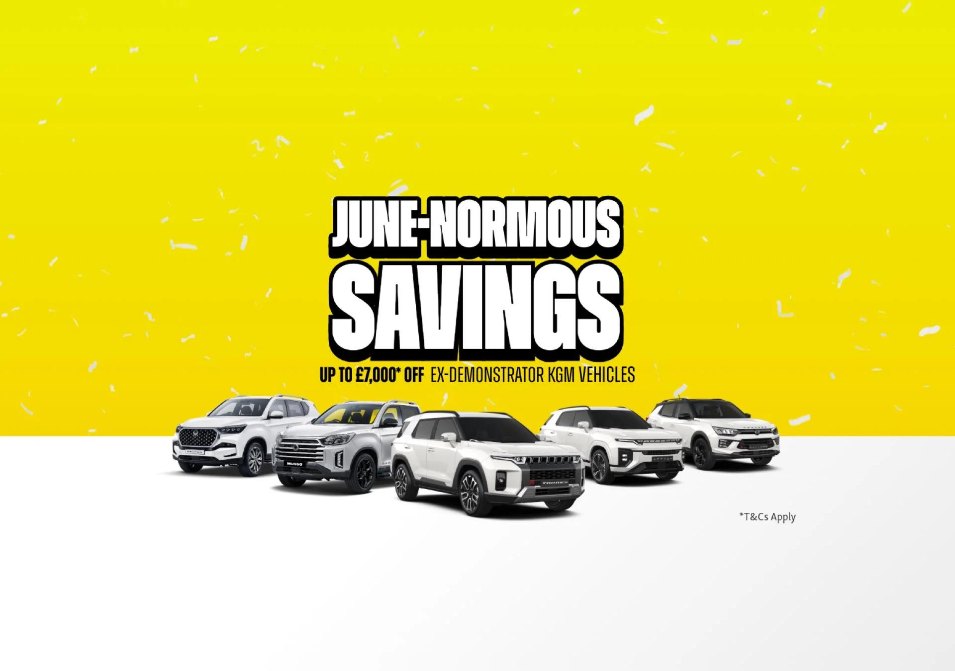 KGM Motors UK Unveils “June-normous Savings” Sales Event, Offering Up to £7,000 Off Select Ex-Demo Models