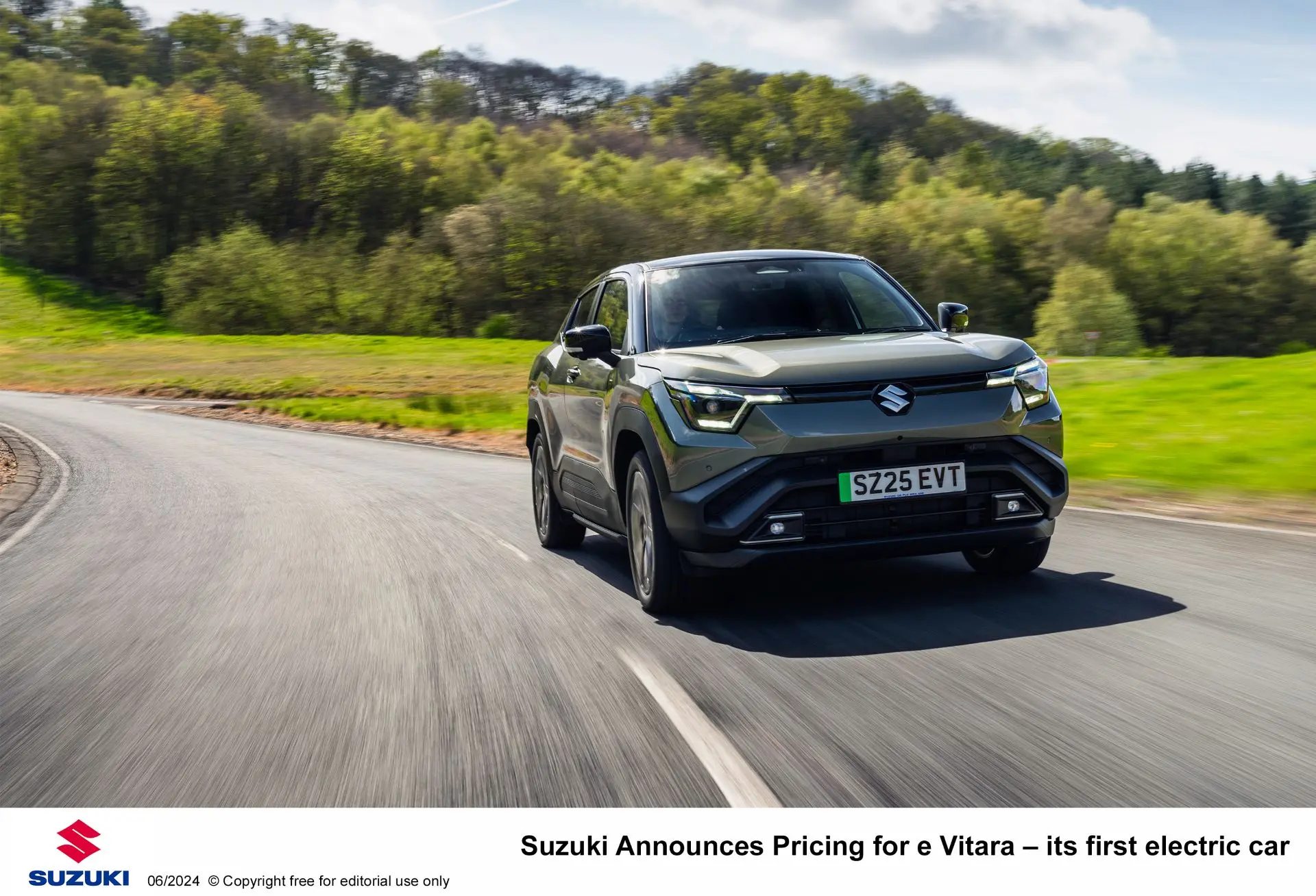 Suzuki Reveals Pricing and Incentives for All-New e Vitara – The Brand’s First Fully Electric SUV