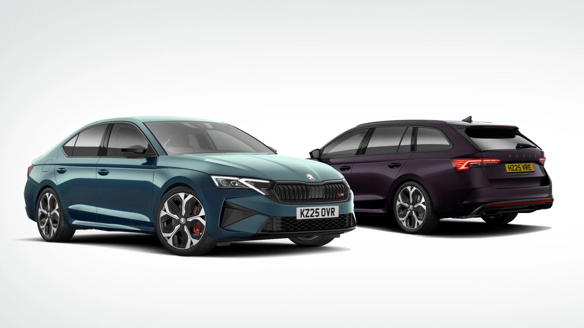 Fans Have Spoken: Škoda Introduces Space Violet and Water World Green to Octavia vRS Line-Up