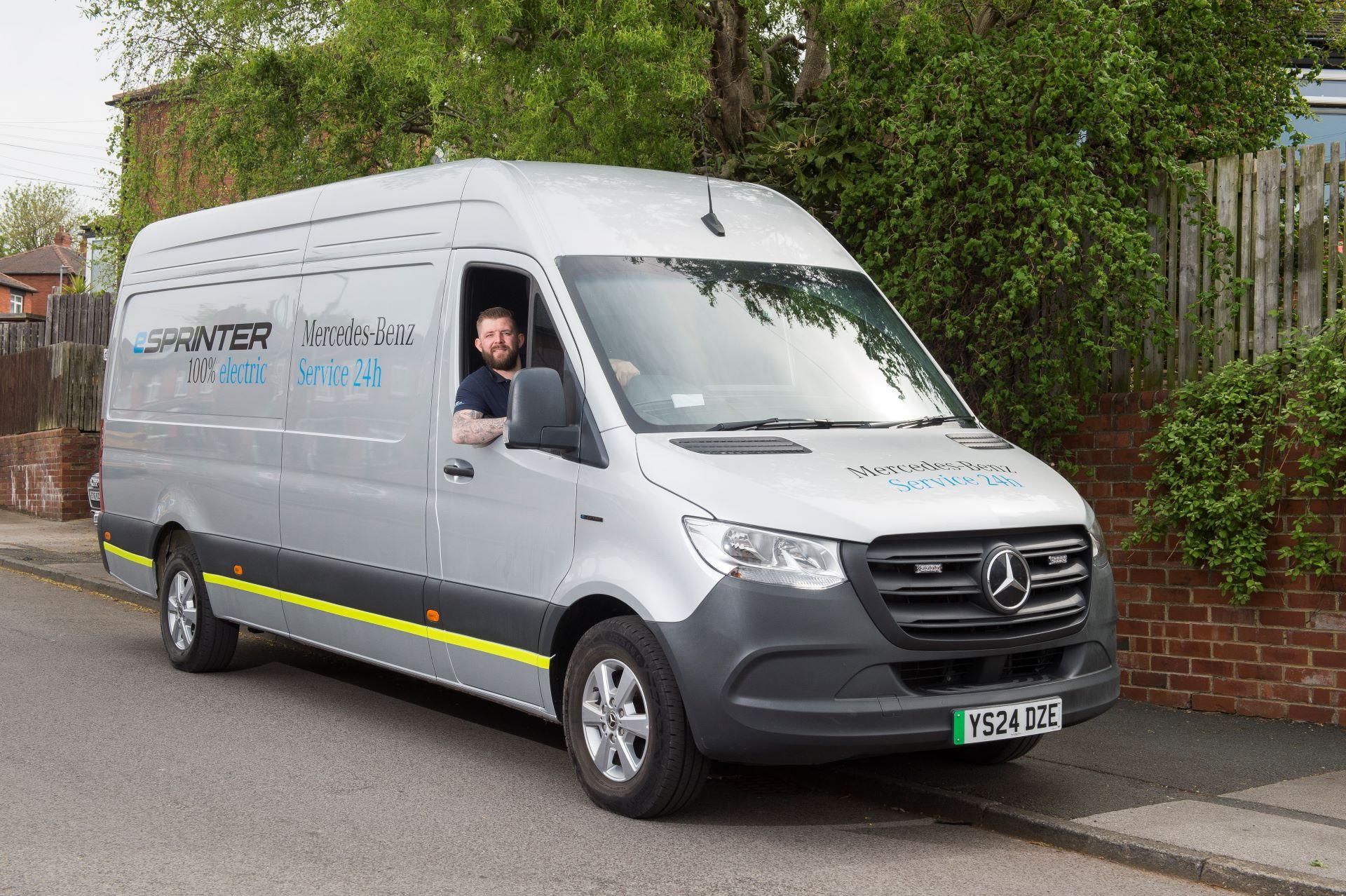 Mercedes-Benz Vans Rolls Out eSprinter in Roadside Assistance Trial