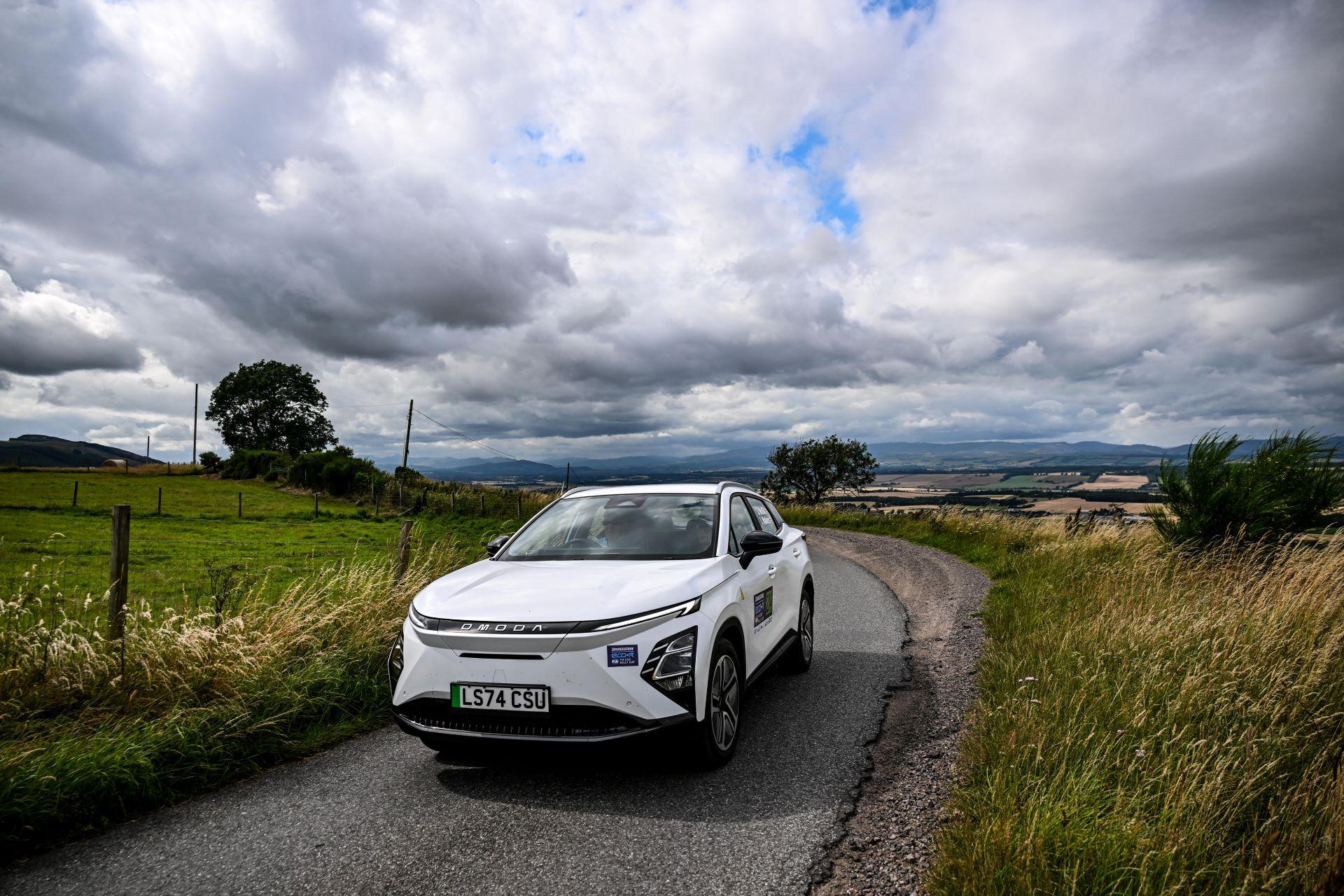 OMODA E5 Proves Real-World Efficiency in 2025 ecoRally Scotland