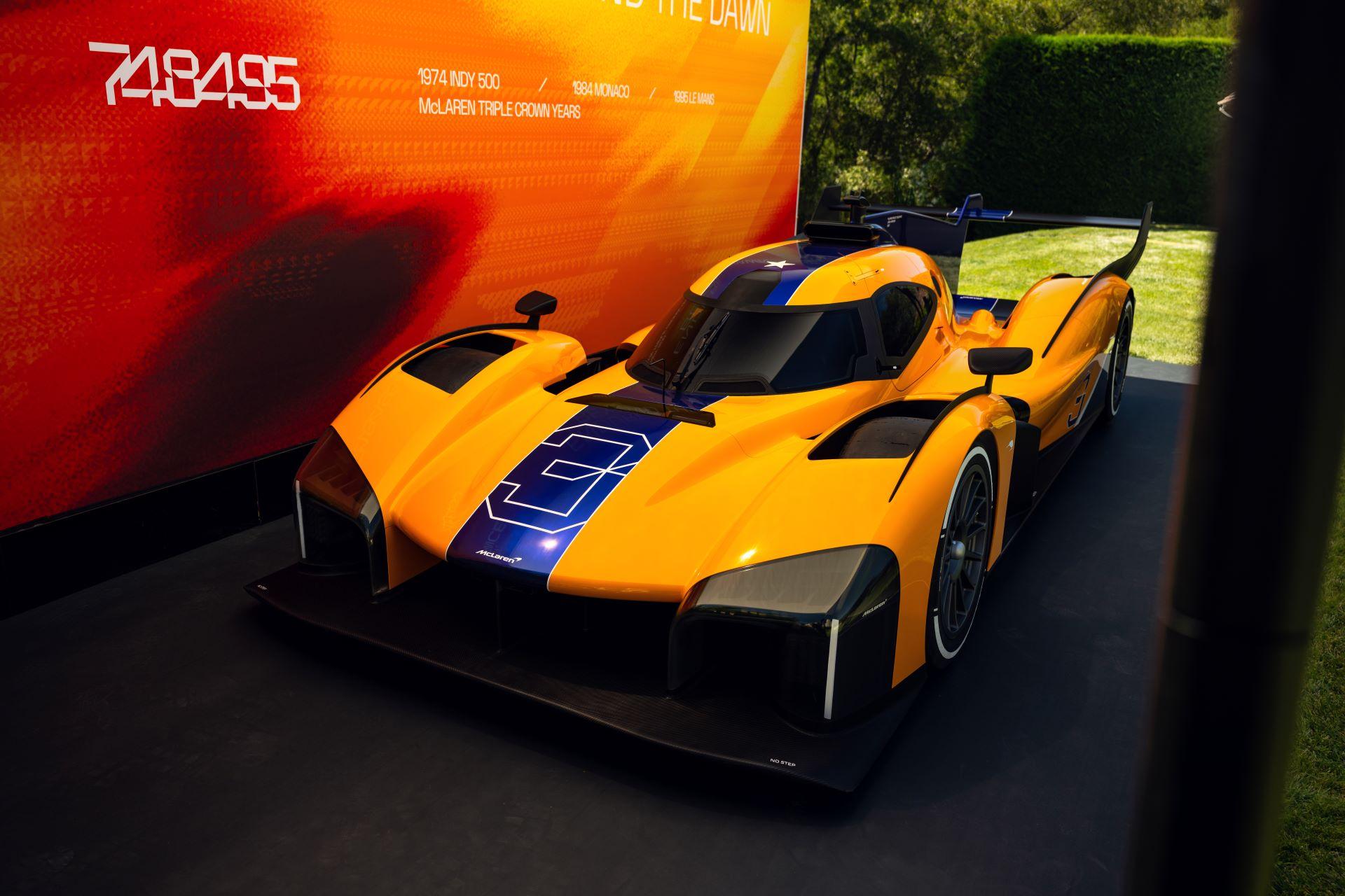 McLaren Unveils Project: Endurance Hypercar in Iconic Livery During Monterey Car Week