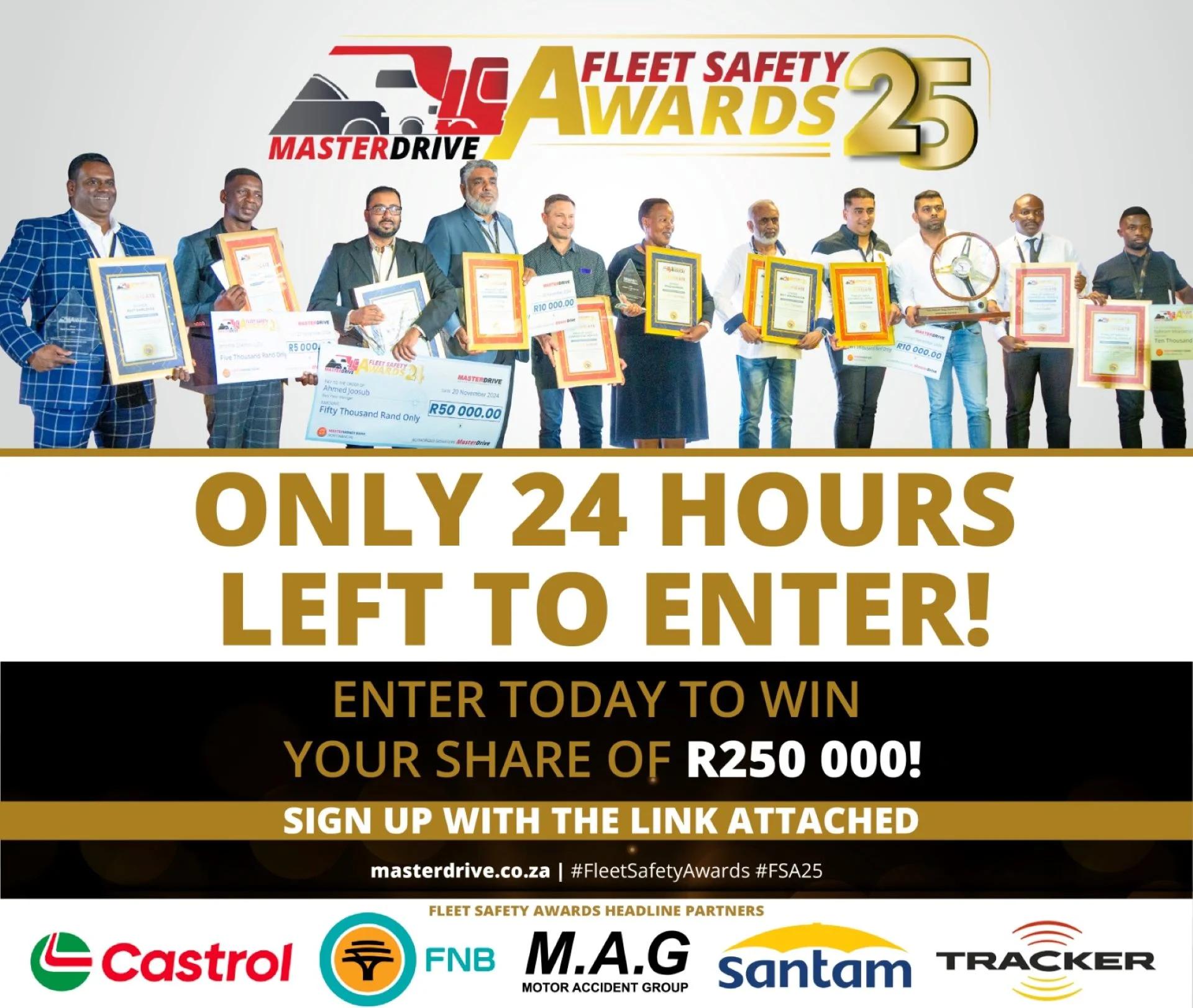 MasterDrive Grants 24-Hour Extension for Fleet Safety Awards Submissions, Offering Critical Time to Showcase Excellence
