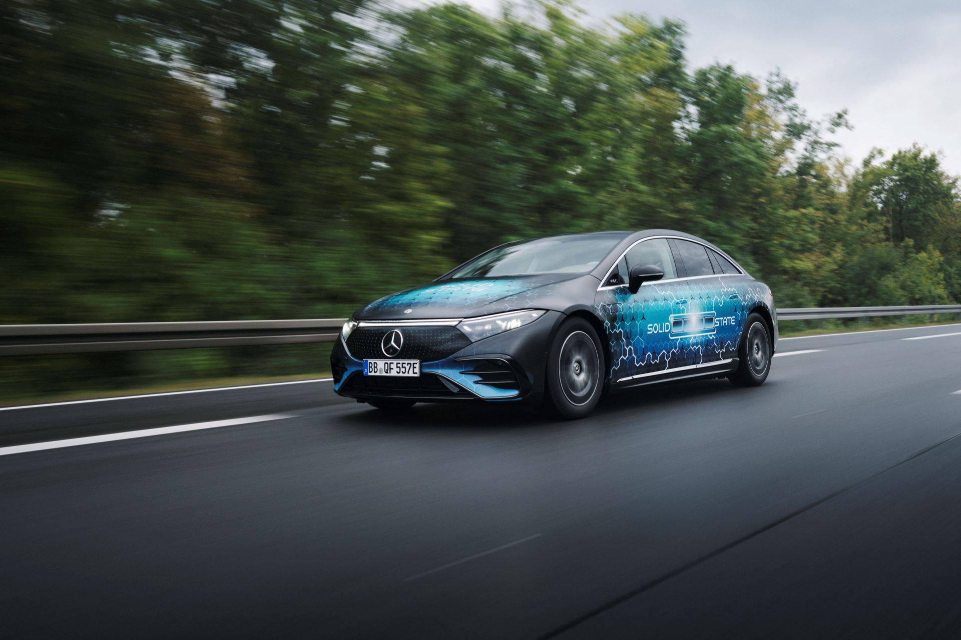 Mercedes-Benz Sets New Benchmark in Electric Mobility with Solid-State Battery Drive