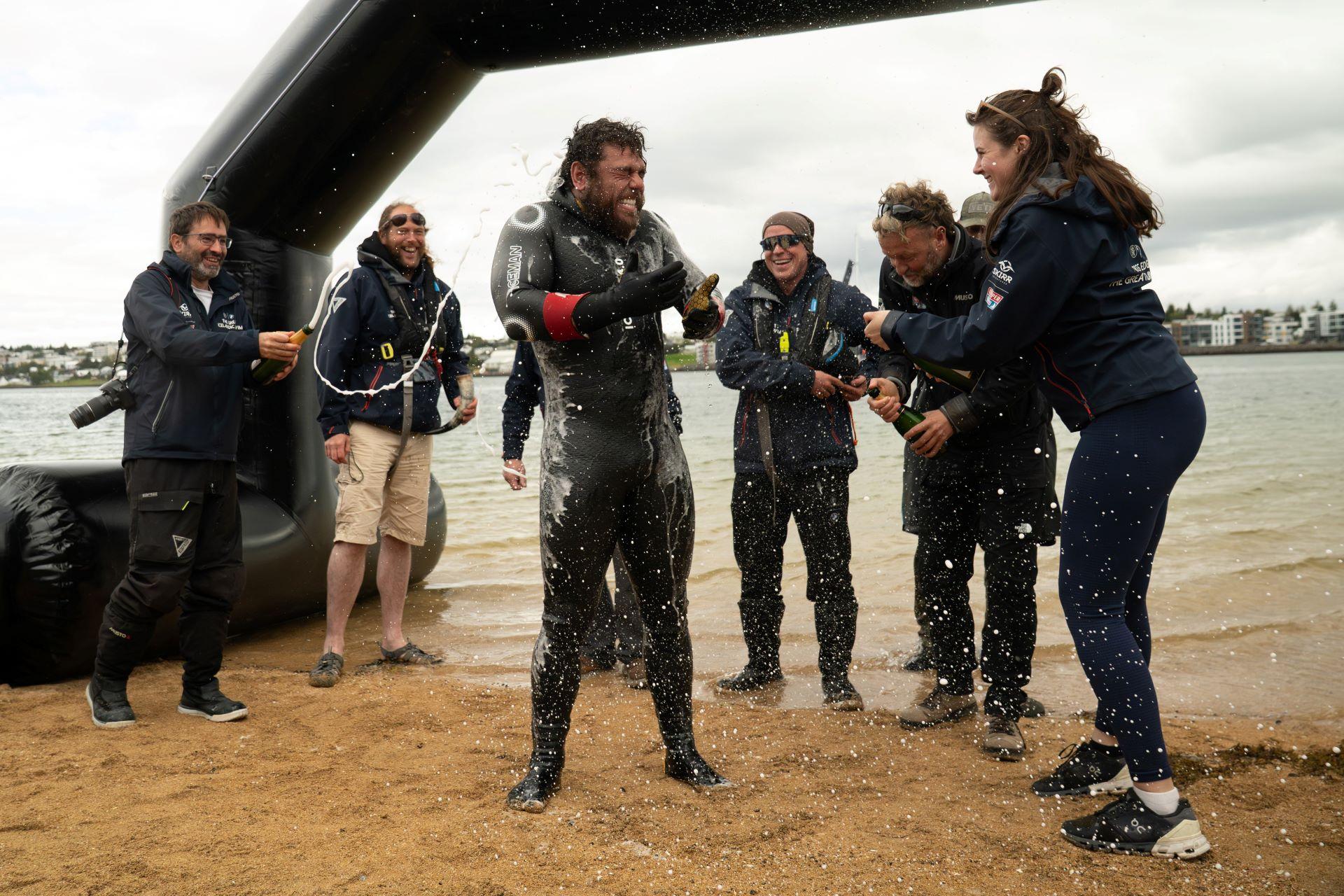 Ross Edgley Conquers the Icelandic Coastline in a World-First Swim