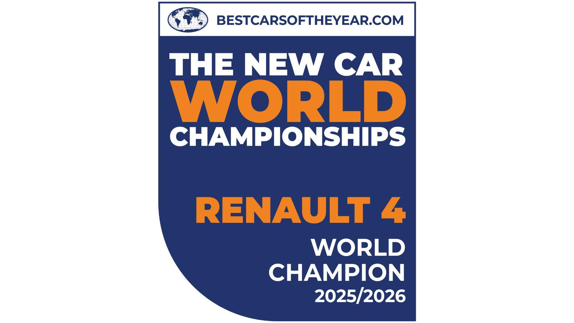 Renault 4 Reigns Supreme: Best Cars of the Year Names Its 2025/26 World Champions