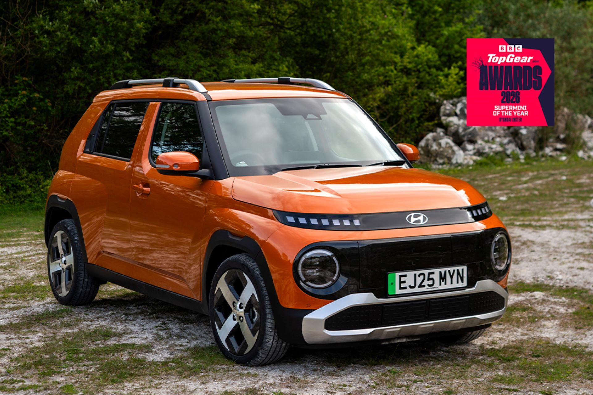Hyundai INSTER Named 2026 TopGear Supermini of the Year