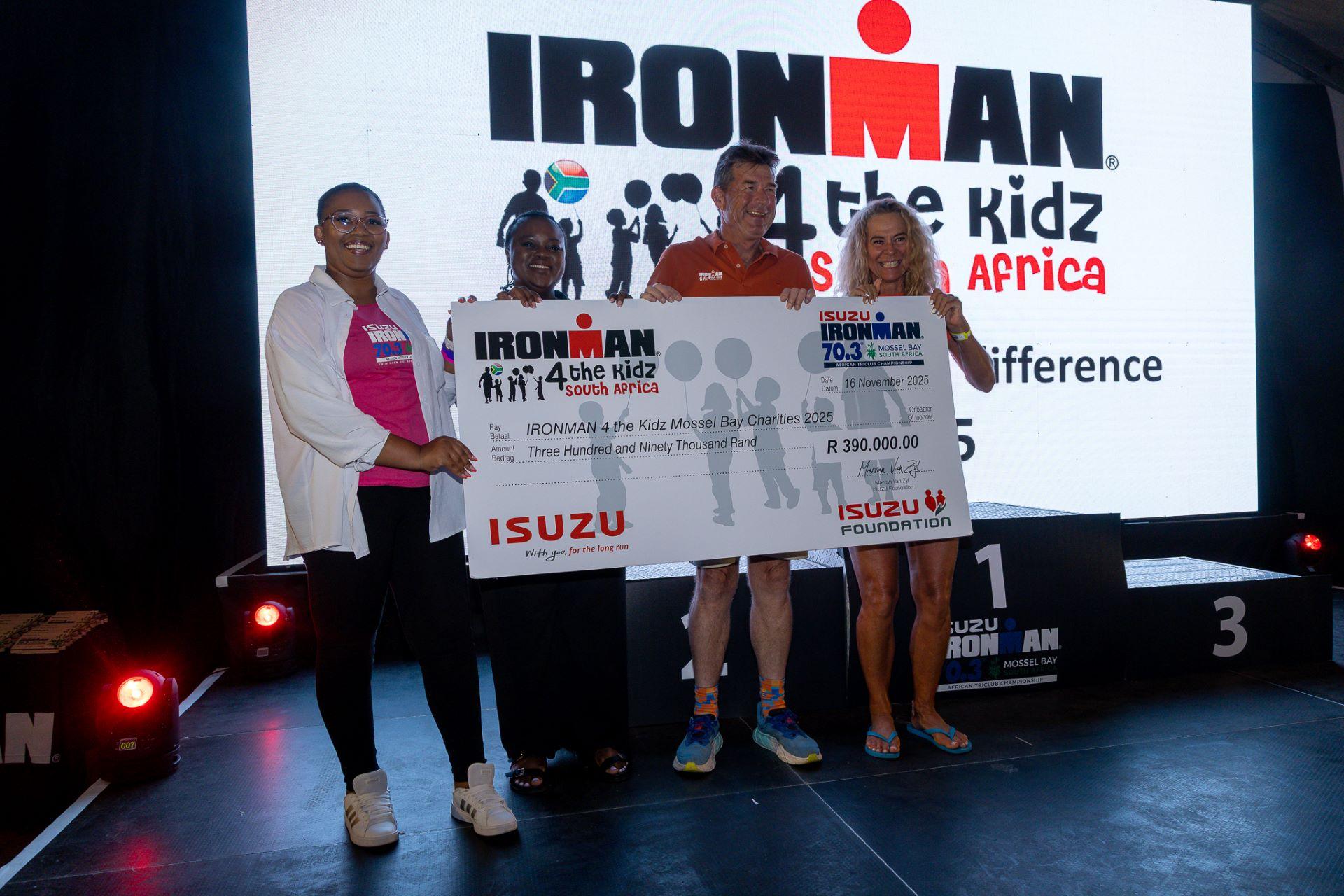 ISUZU Foundation Strengthens Its Commitment to Mossel Bay Children’s Charities with R390,000 Raised Through ISUZU IRONMAN Events