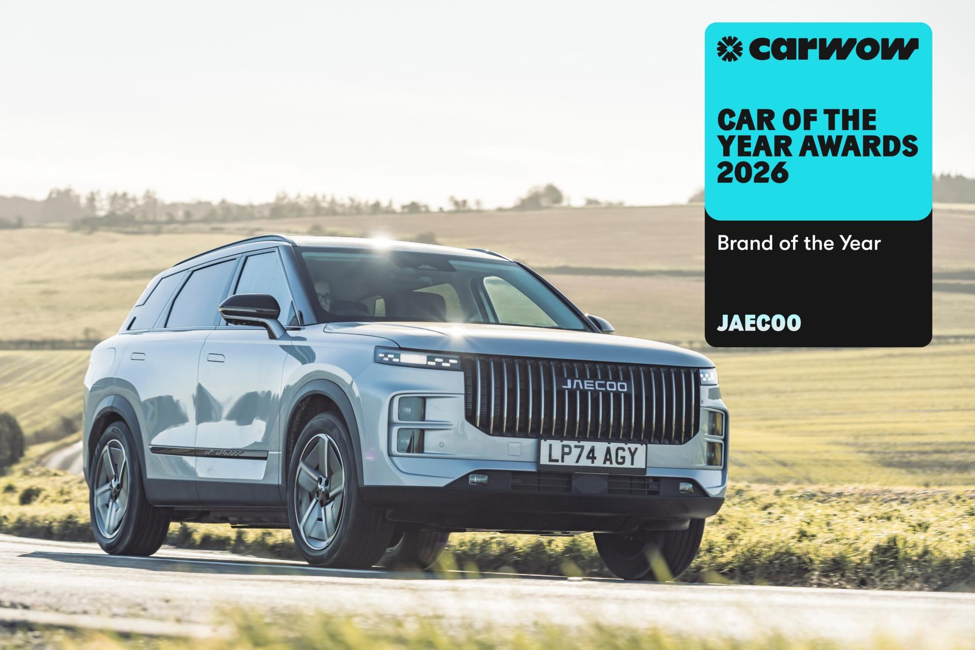 JAECOO Named Carwow Brand of the Year 2026, Cementing Its Rapid Rise in the UK Market