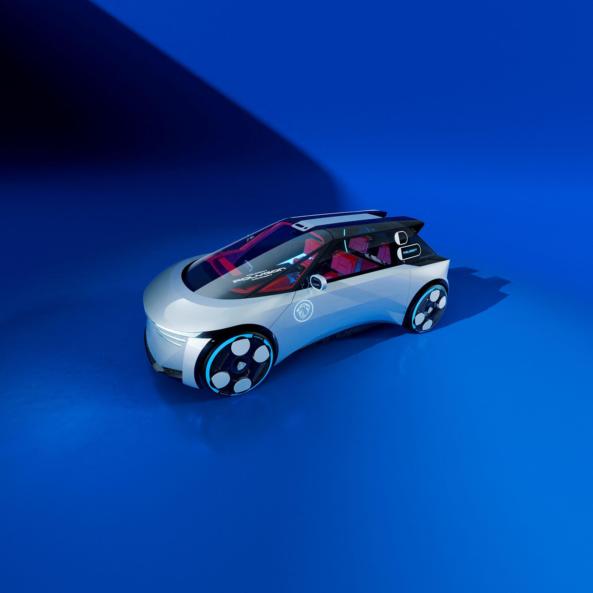 PEUGEOT POLYGON CONCEPT: Driving Into the Future, One Side at a Time