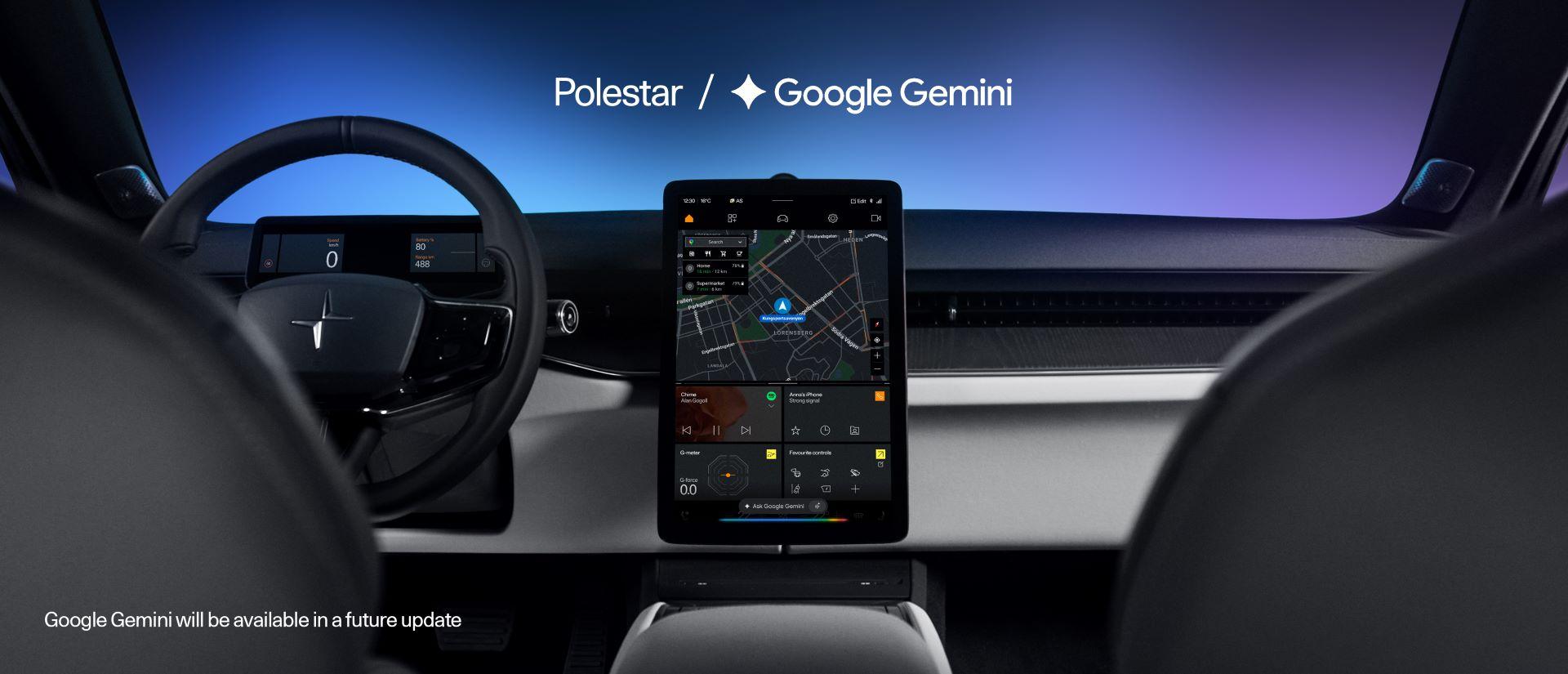 Polestar and Google Unveil Next-Generation AI Voice Assistant “Gemini”