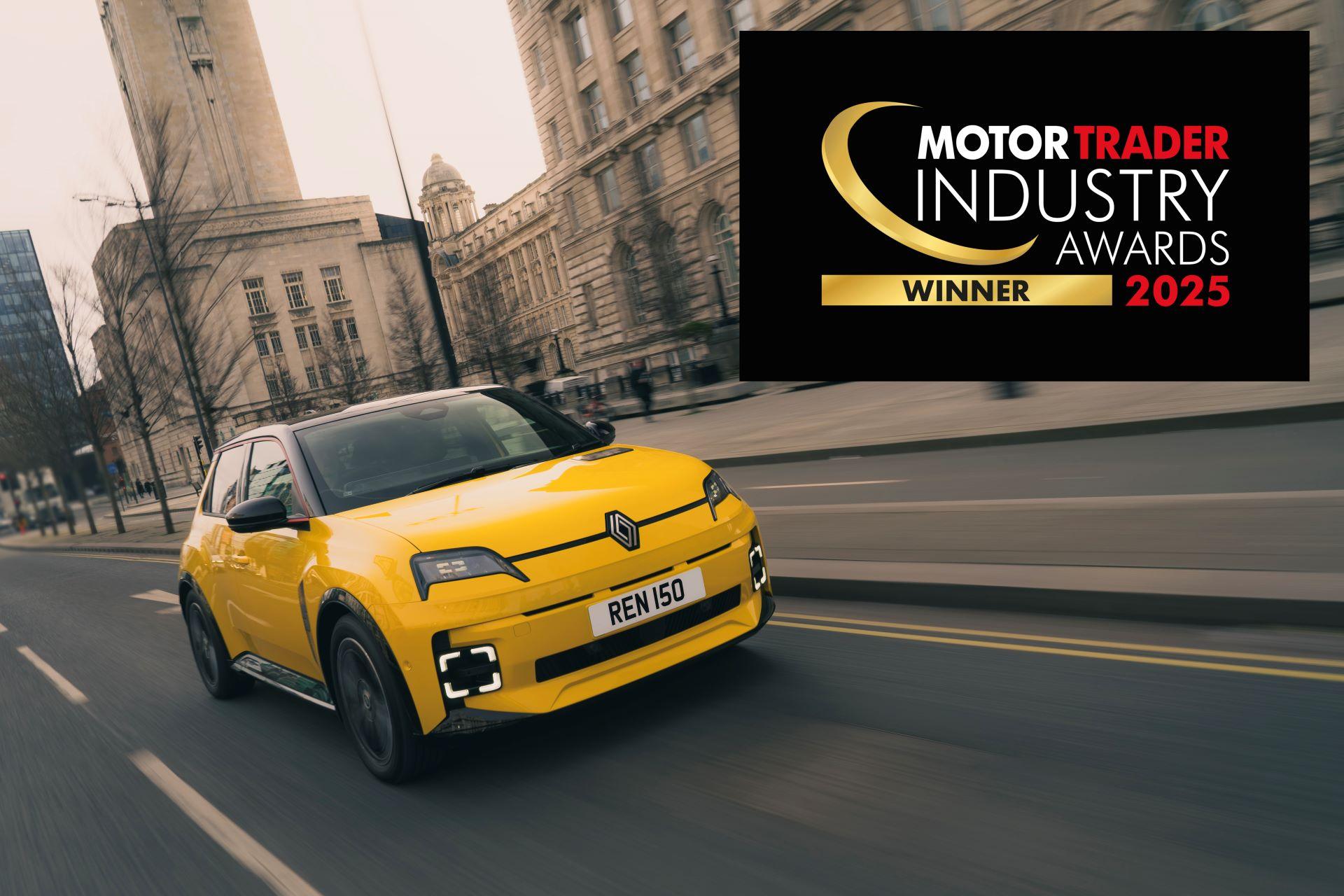 Renault 5 E-Tech Electric Claims Coveted ‘EV of the Year’ Title at the Motor Trader Industry Awards 2025