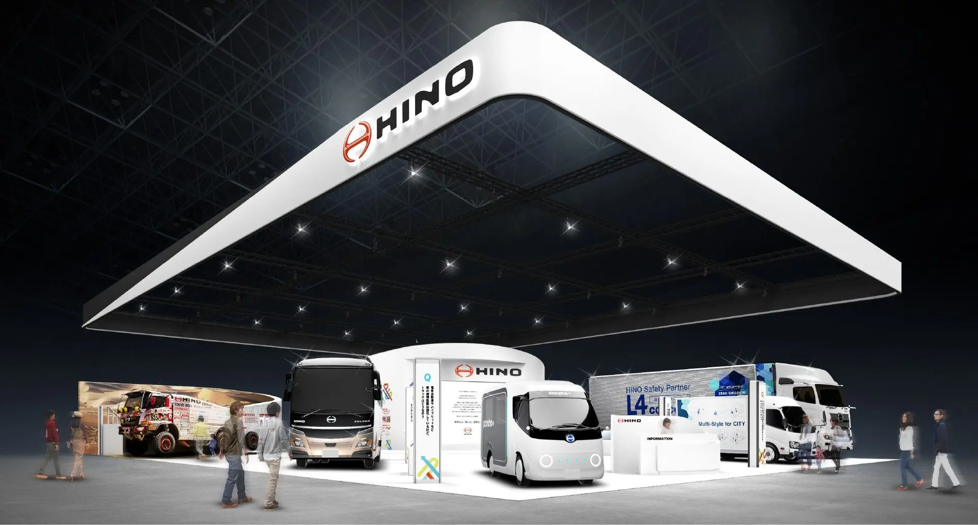 Hino Maps a Bold Mobility Future at the Japan Mobility Show