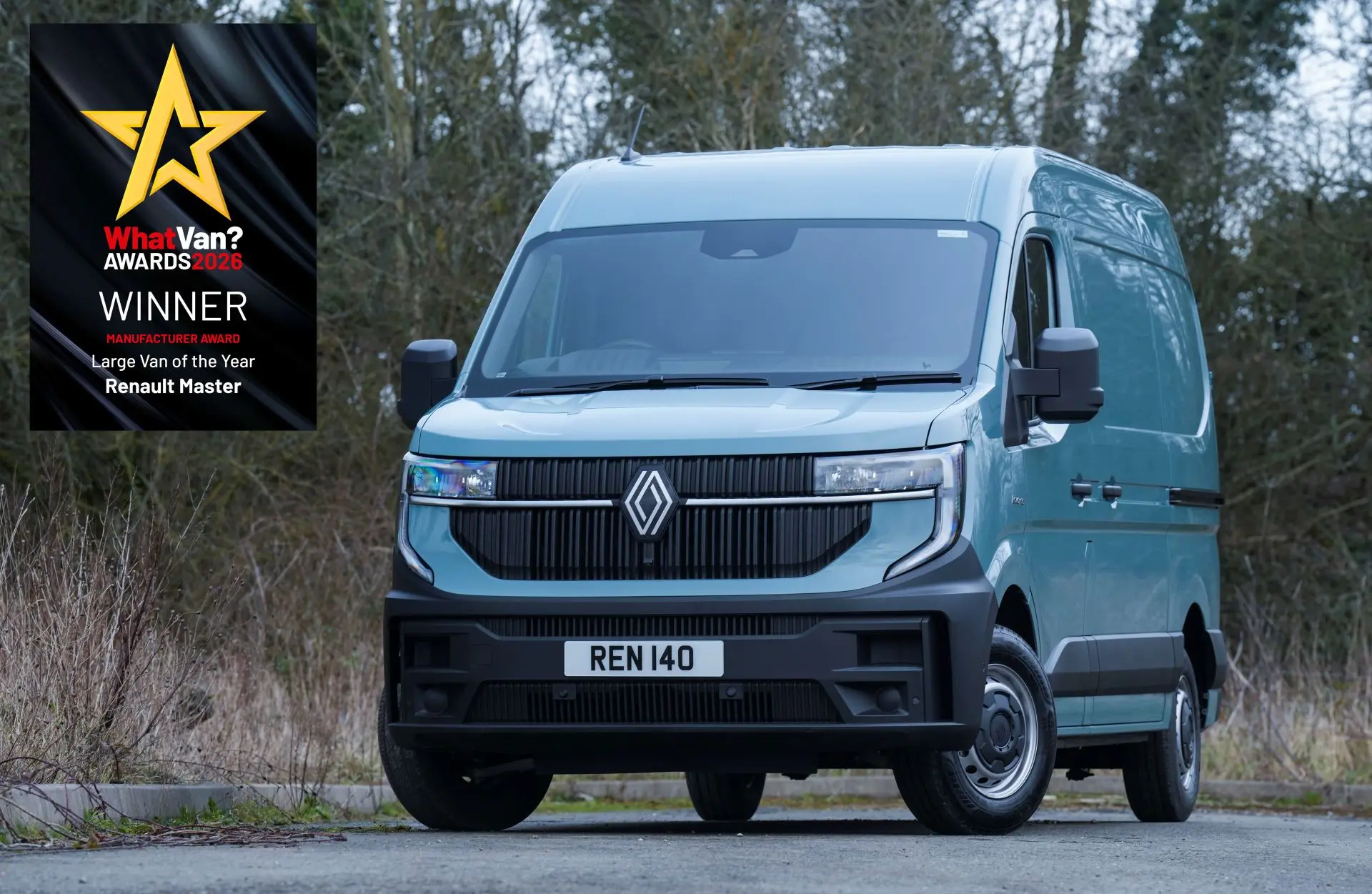 Renault Master Retains ‘Large Van of the Year’ Crown at the 2026 What Van? Awards