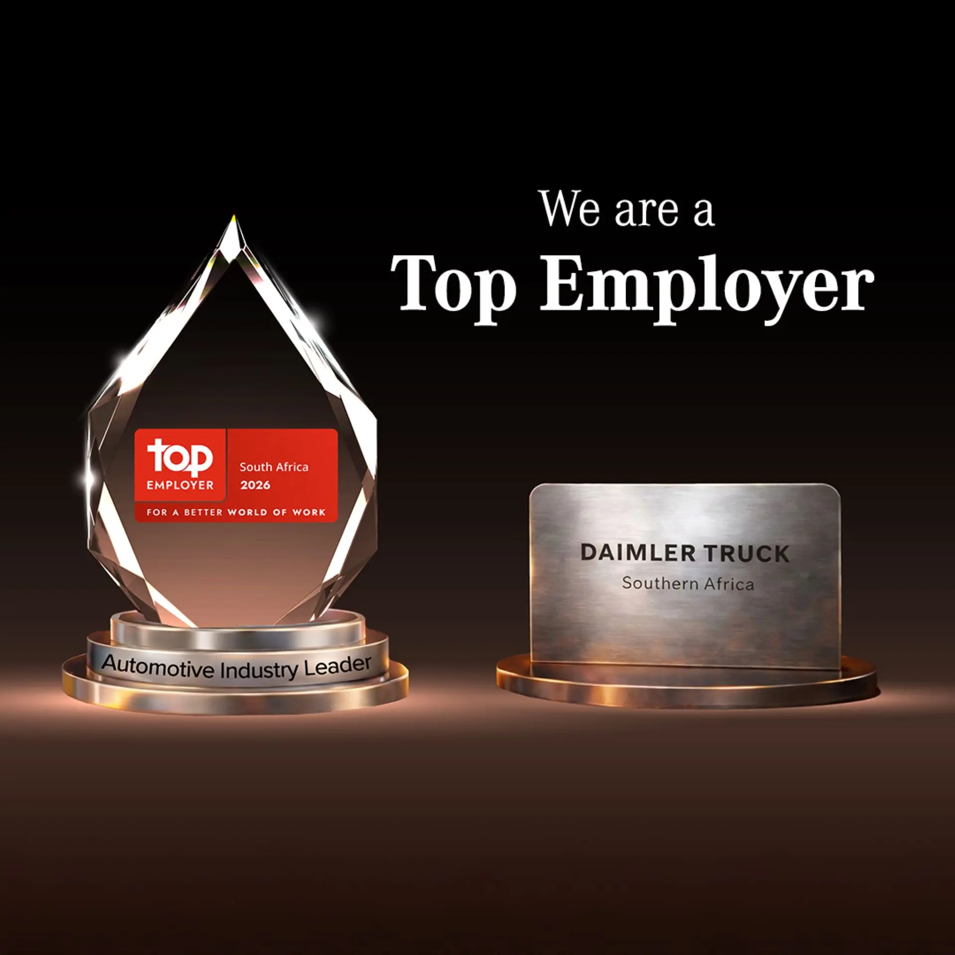 Daimler Truck Southern Africa Reaffirms Top Employer Status for 2026