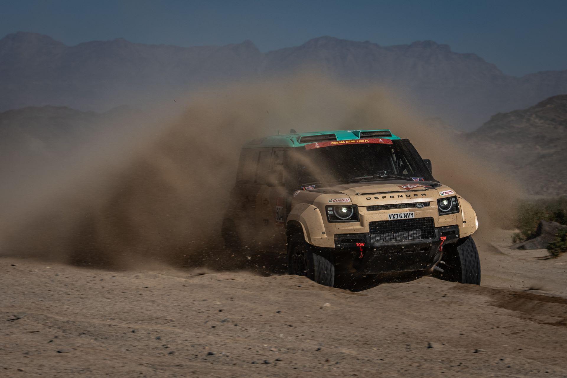 Defender Rally Dominates Dakar Rally Stock Class on Debut