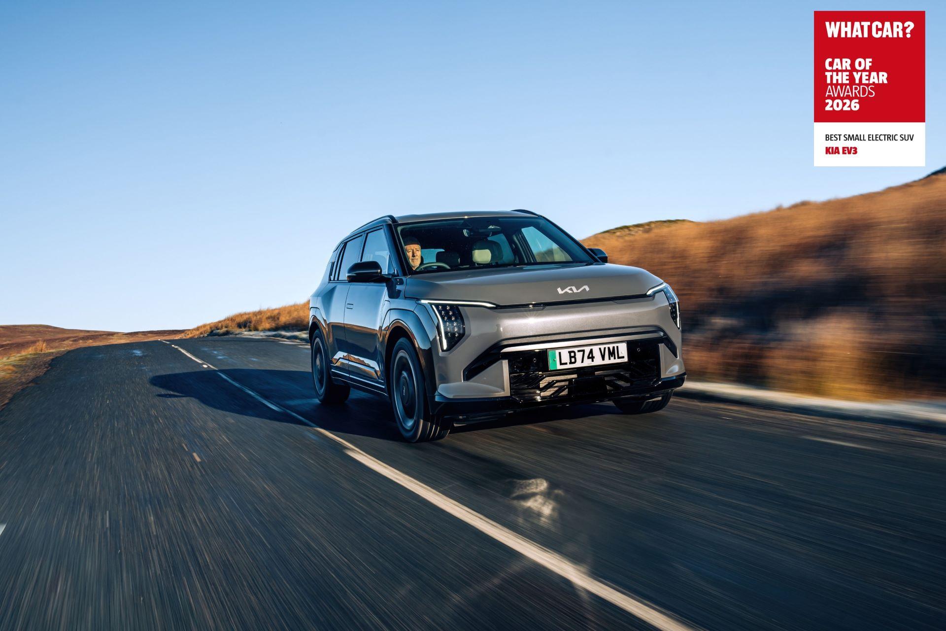 Kia’s Winning Streak Continues at the 2026 What Car? Awards