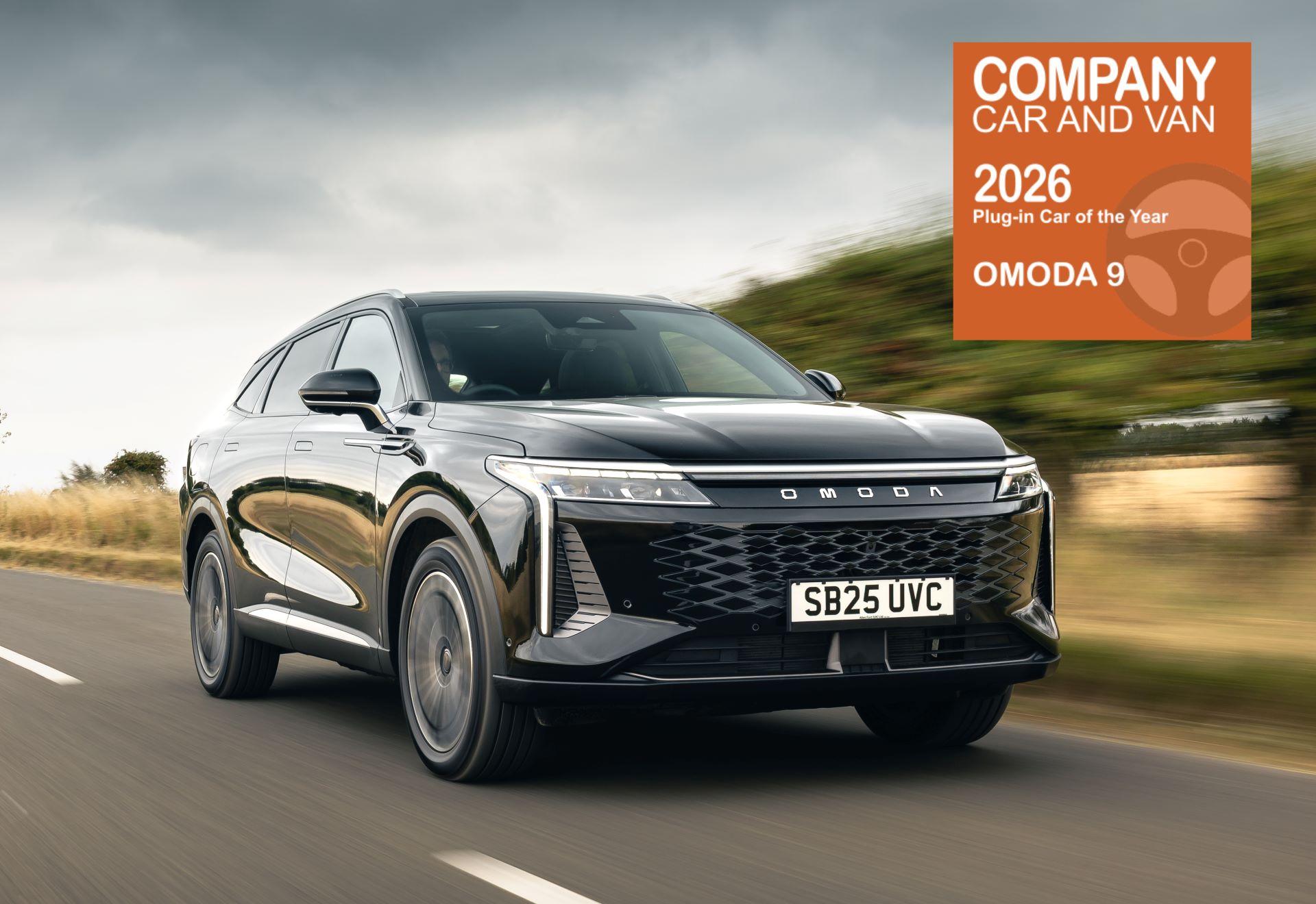 OMODA 9 SHS Crowned Plug-in Car of the Year in the UK