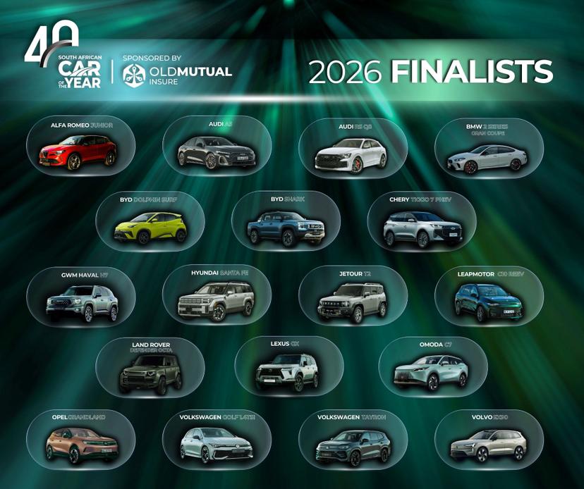South African Car of the Year 2026: 18 Finalists Announced for 40th ...