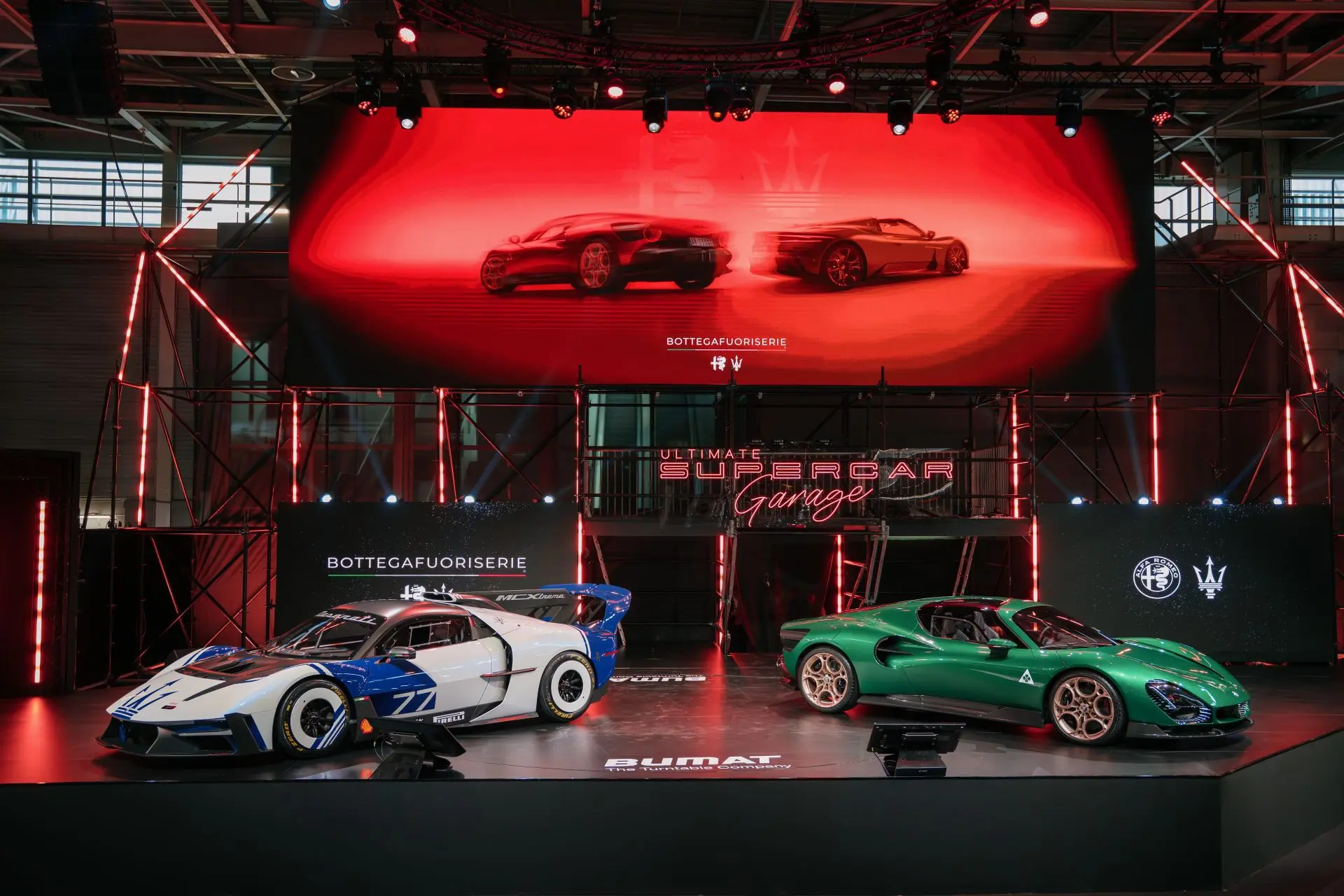 BOTTEGAFUORISERIE Unites Alfa Romeo & Maserati in Paris