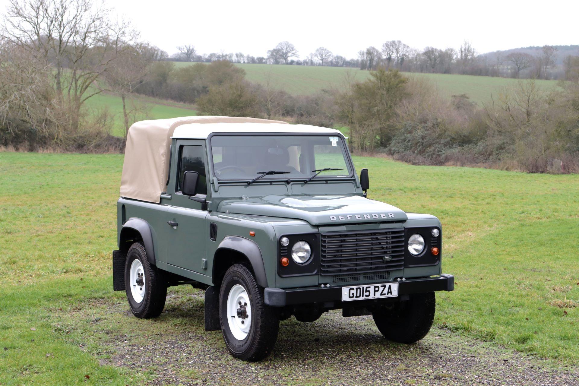 A Truly Exceptional 2015 Land Rover Defender 90 Pick-Up Heads to Auction