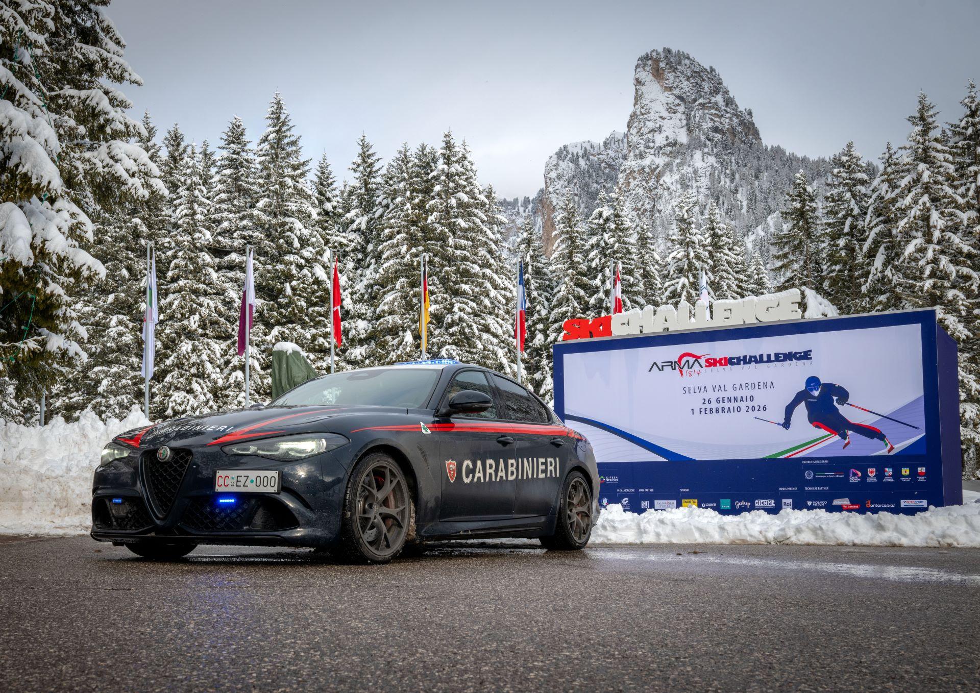 Alfa Romeo and the Carabinieri Celebrate 75 Years of Italian Excellence at the “Arma 1814 Ski Challenge”