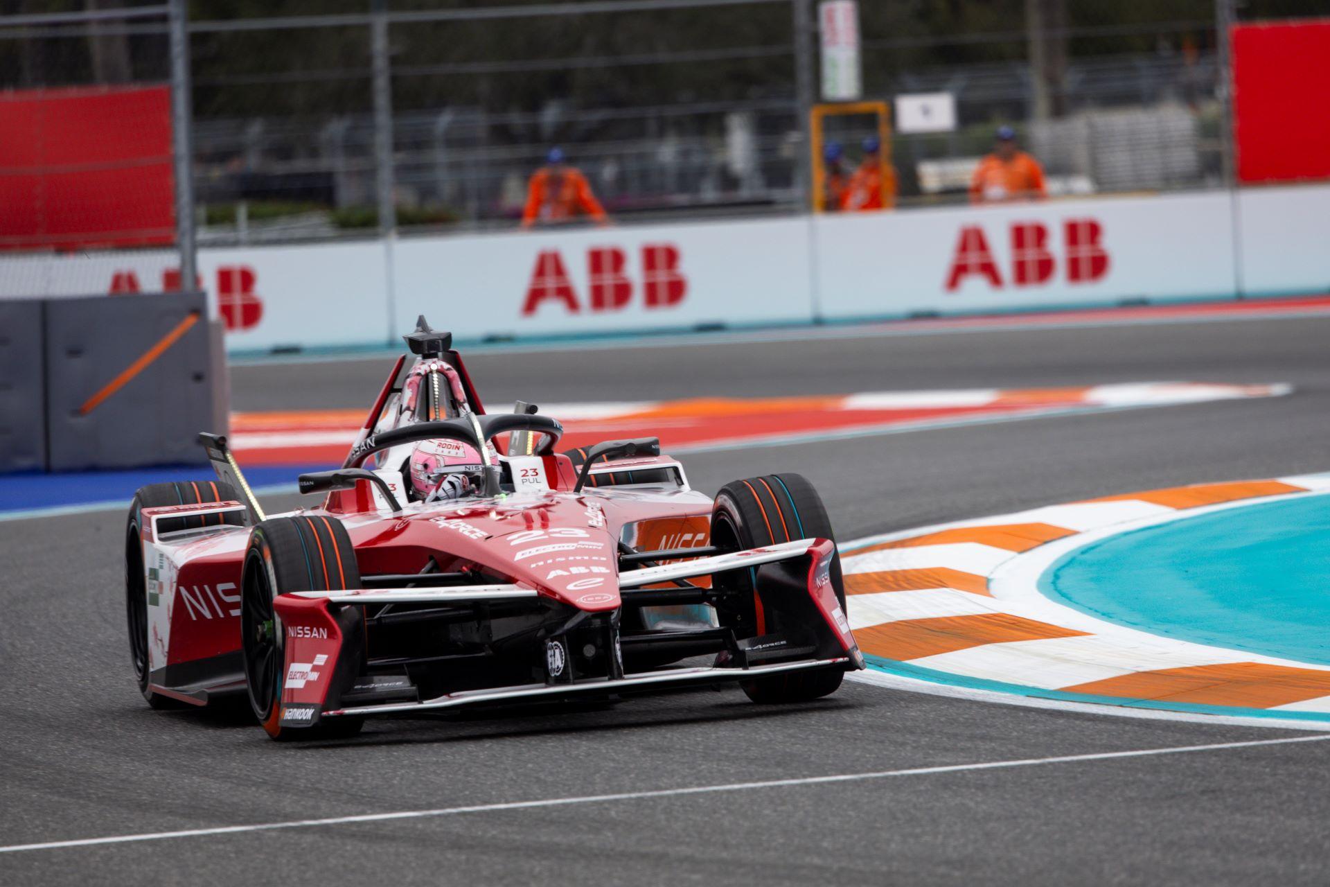 Nissan Formula E Struggles in Miami as Rain Hampers Race Strategy
