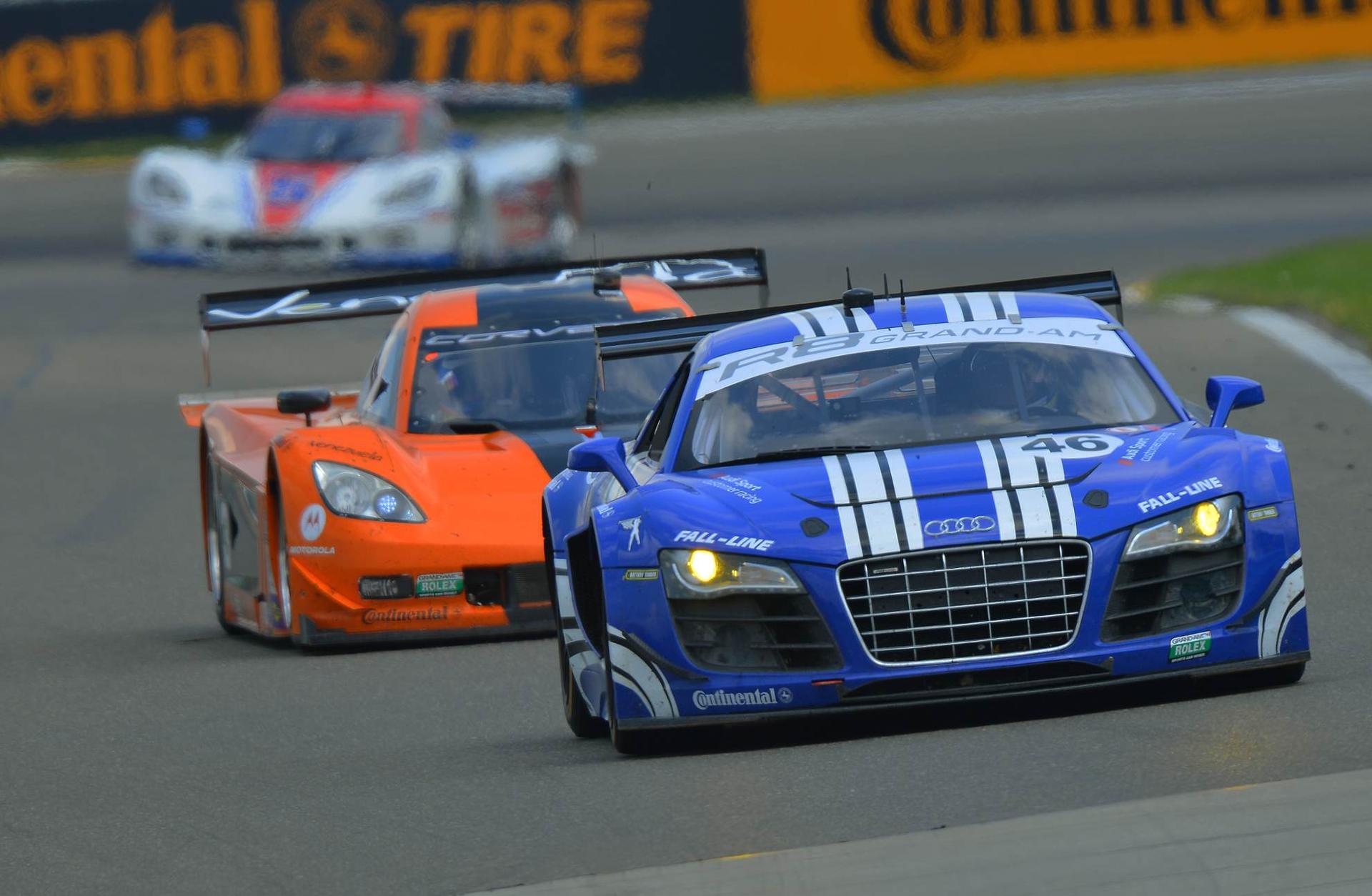 Two Audi R8 GRAND-AM race cars to contest at world famous Indianapolis Motors Speedway