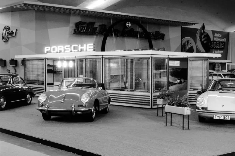 Porsche frankfurt motor show 1963