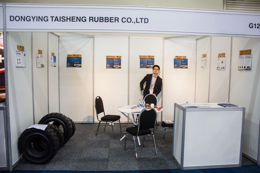 Tyre expo south africa 2014 dongying taisheng rubber tyres