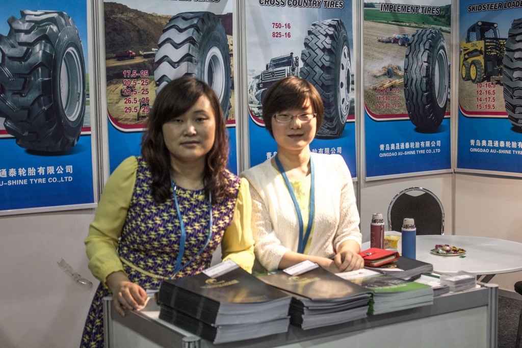 Tyre expo south africa 2014 qingdao au shine tyre