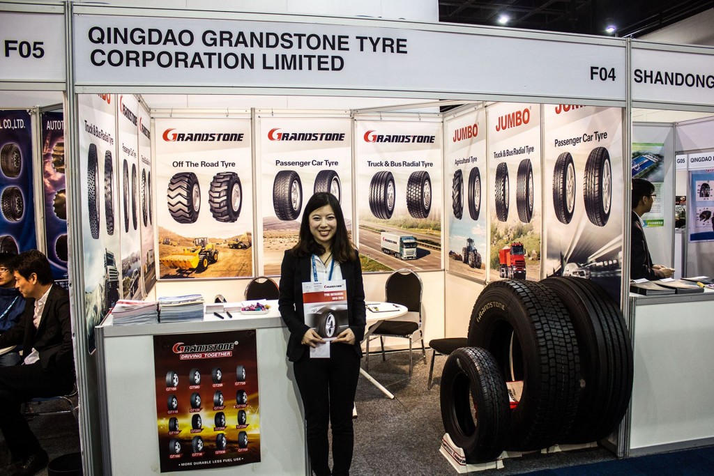 Tyre expo south africa 2014 qingdao grandstone tyres