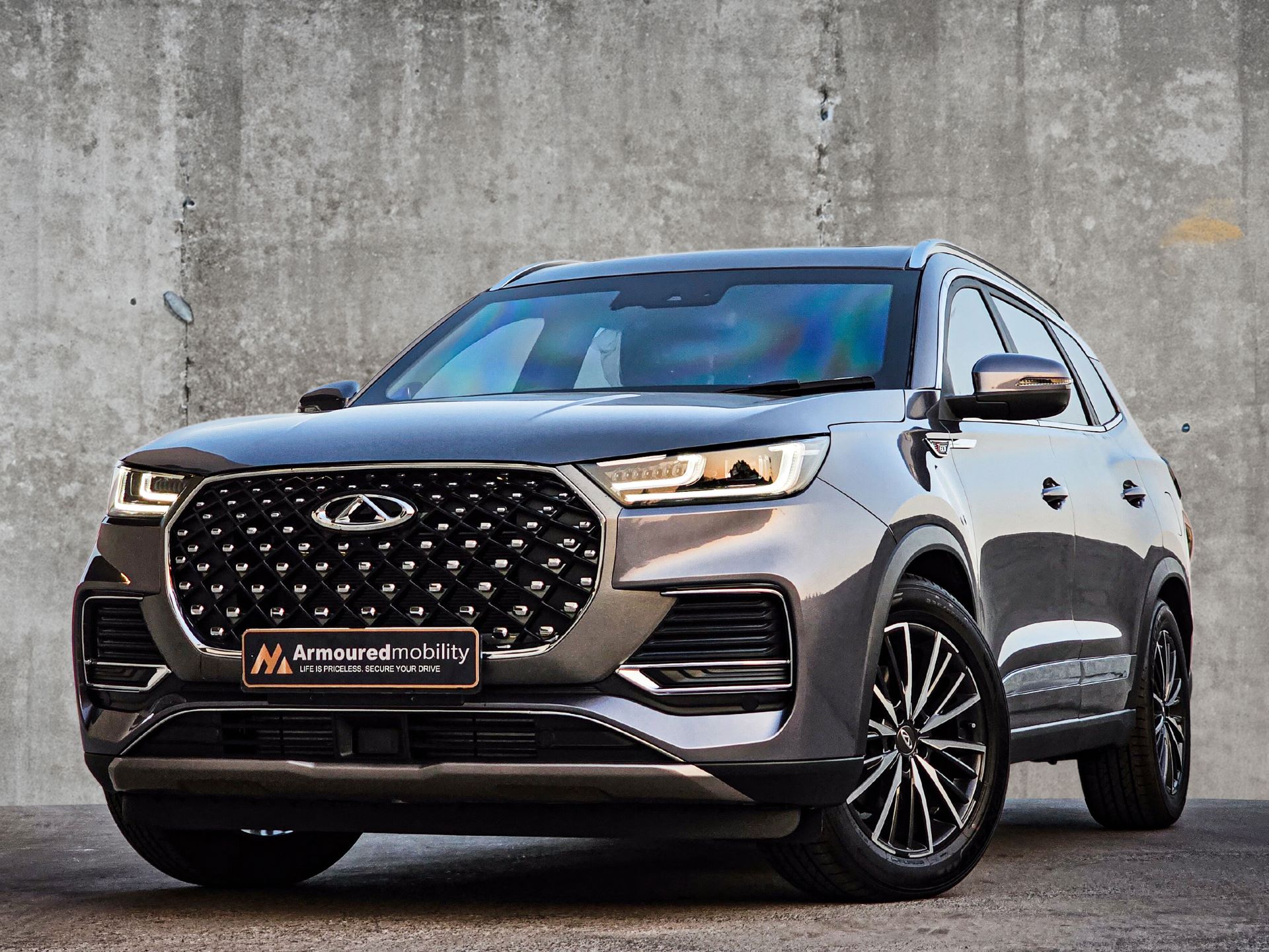 Armoured mobility unveils the first armoured chery in south africa