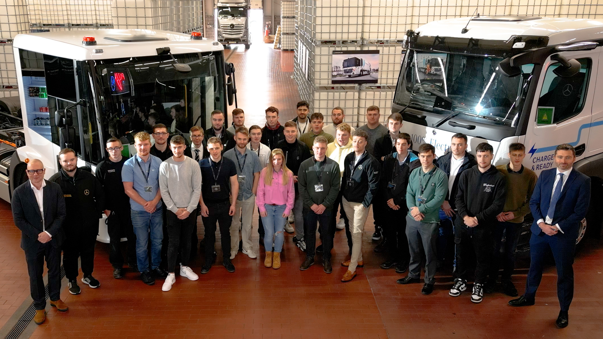 Mercedes benz trucks grows its own with a new crop of qualified heavy vehicle technicians