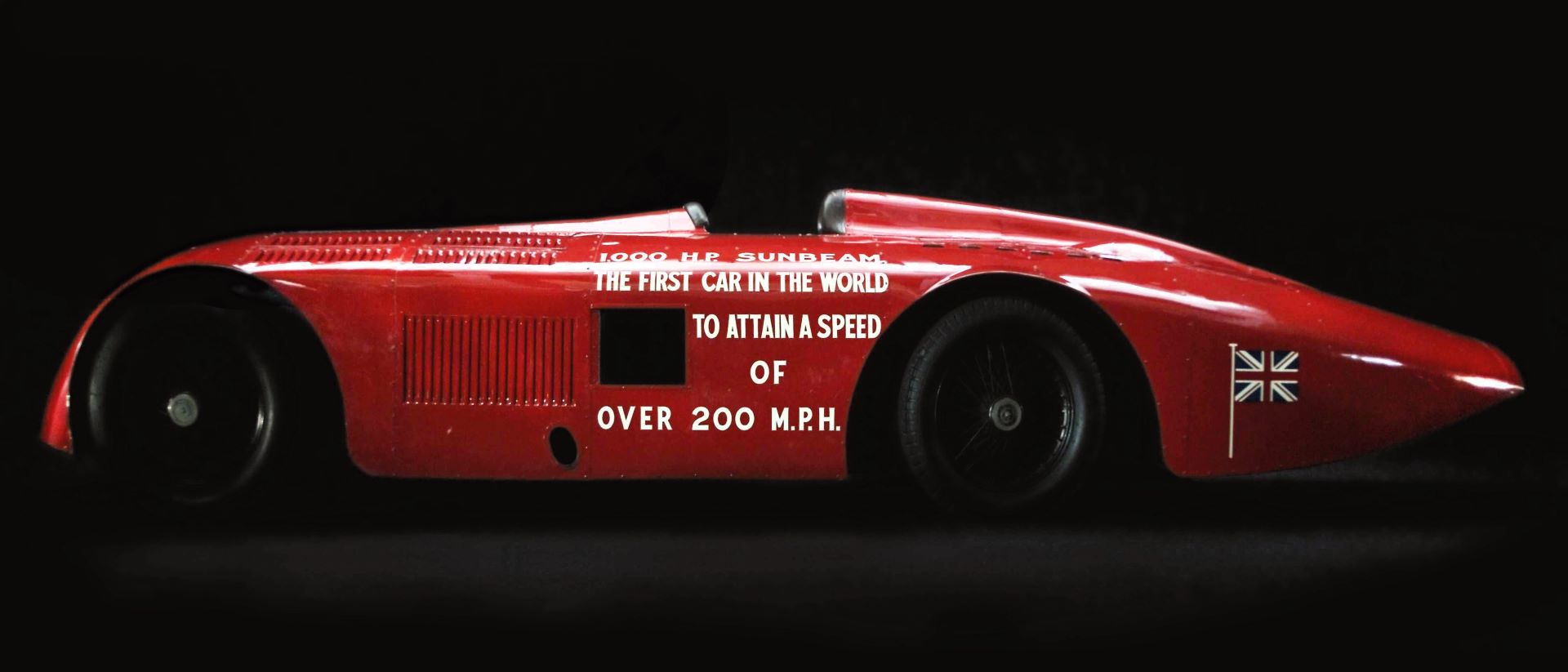 National motor museum takes record breaking sunbeams back to the midlands for the classic motor show