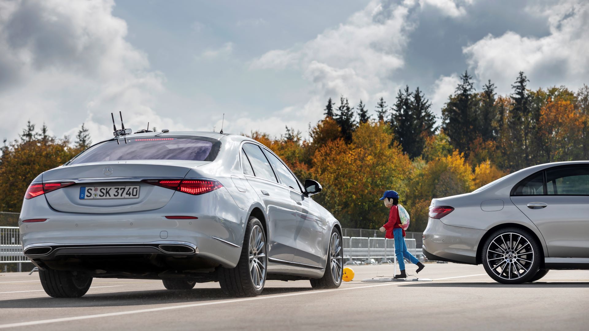 10 years and 10 million mercedes benz vehicles with pedestrian emergency braking system
