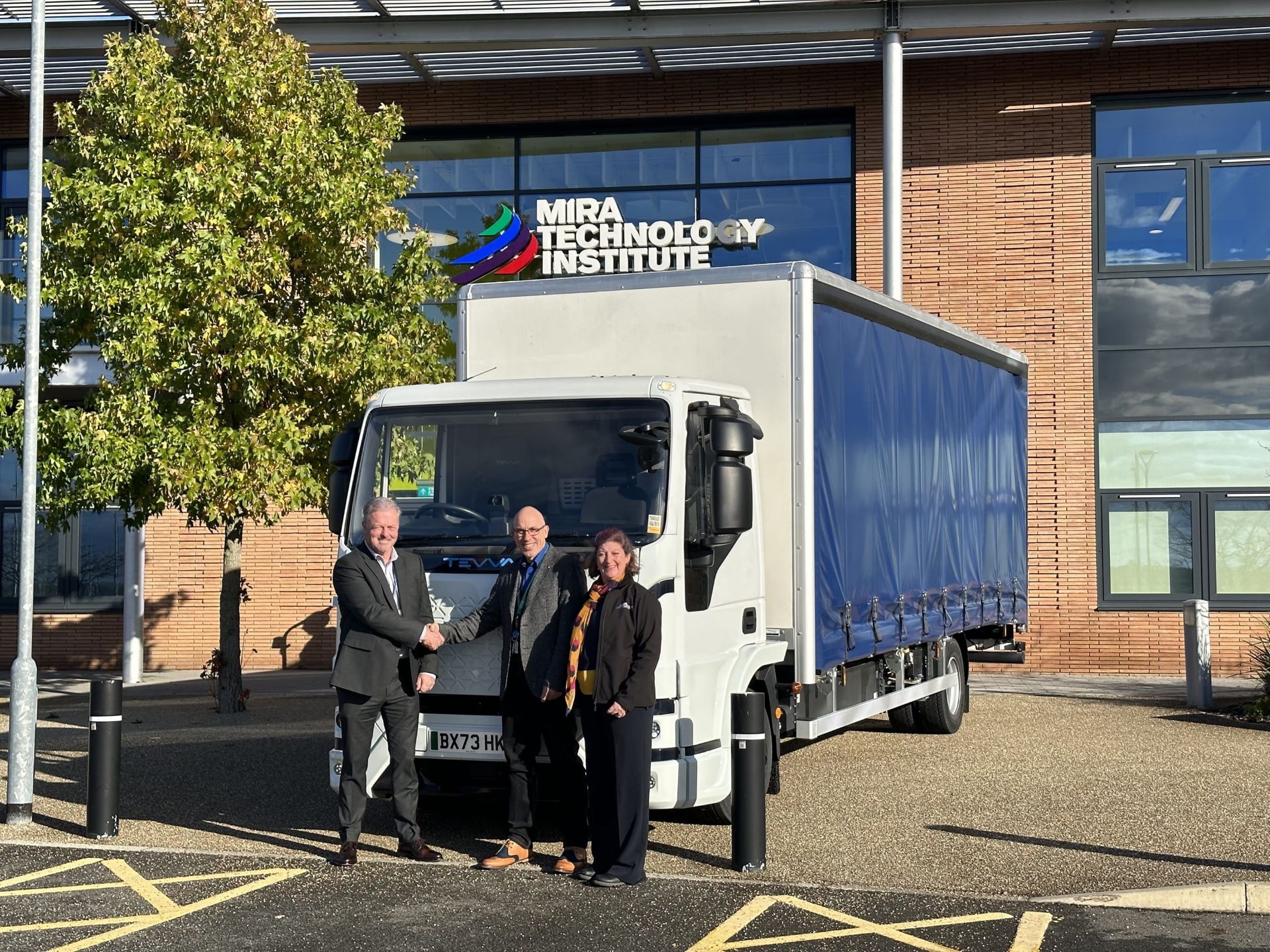 Battery electric tevva truck set to drive skills at mira technology institute mti 1