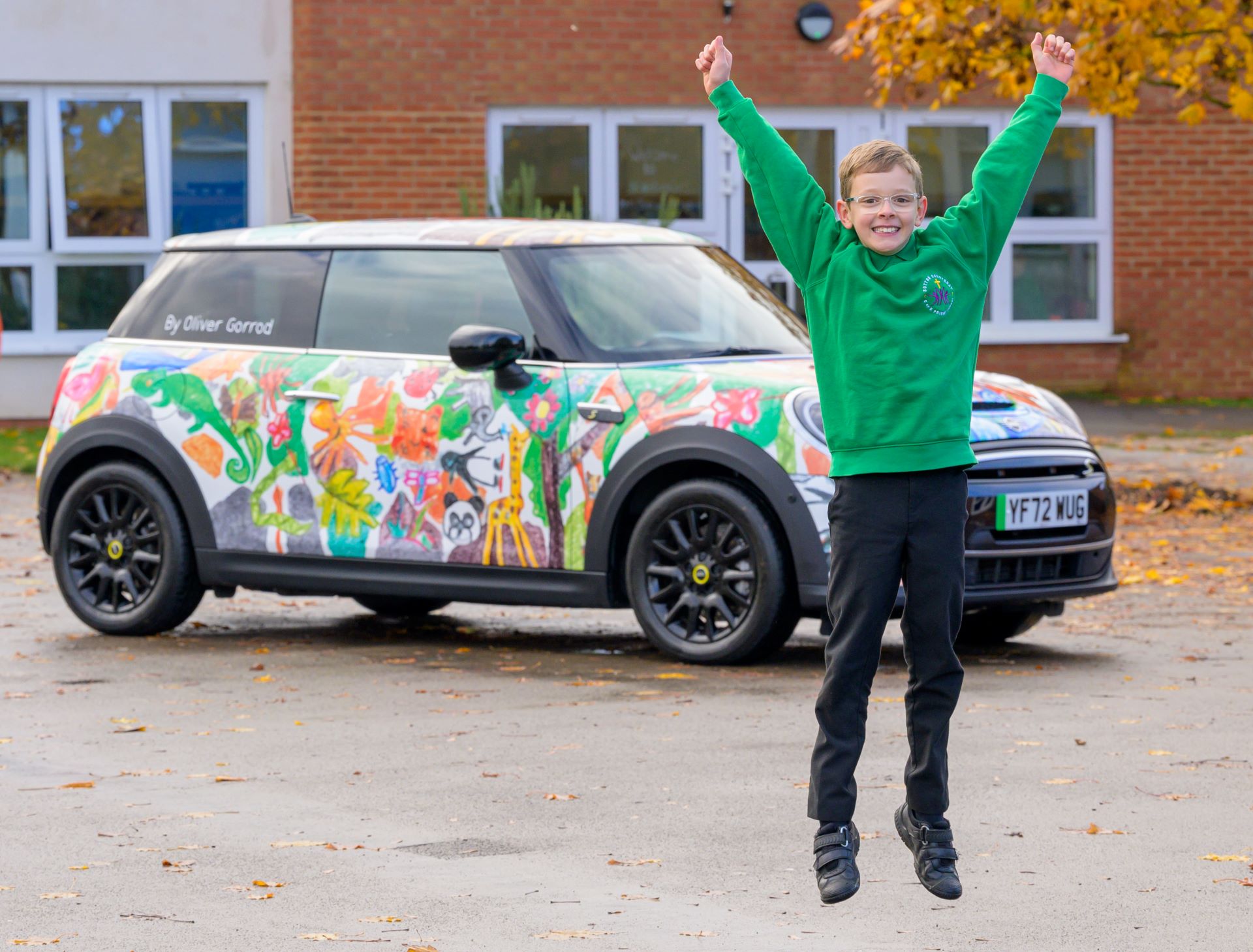 Nine year old creates car of the future after winning nationwide mini minds competition