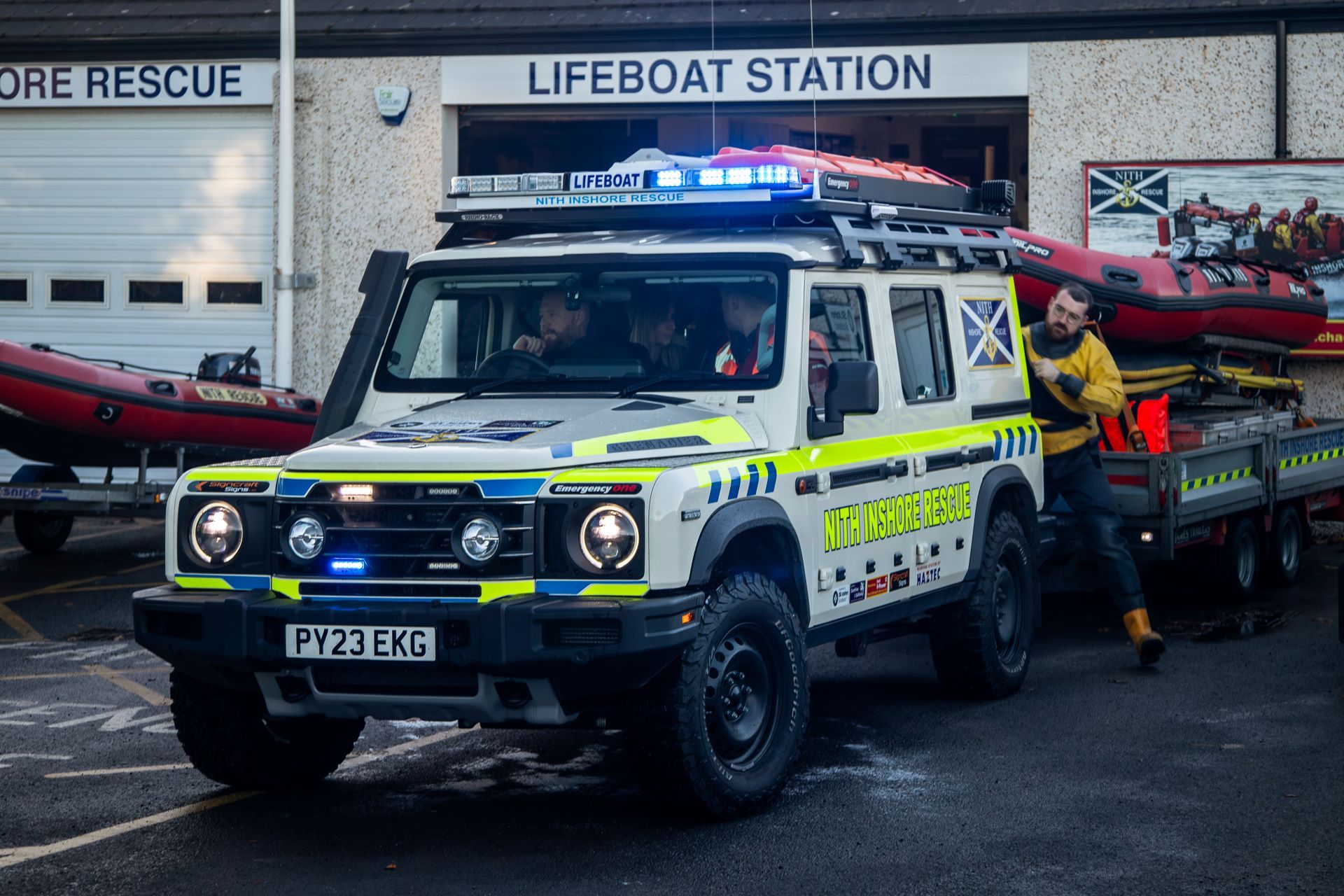 Nith inshore rescue selects ineos grenadier as new search and rescue vehicle 1