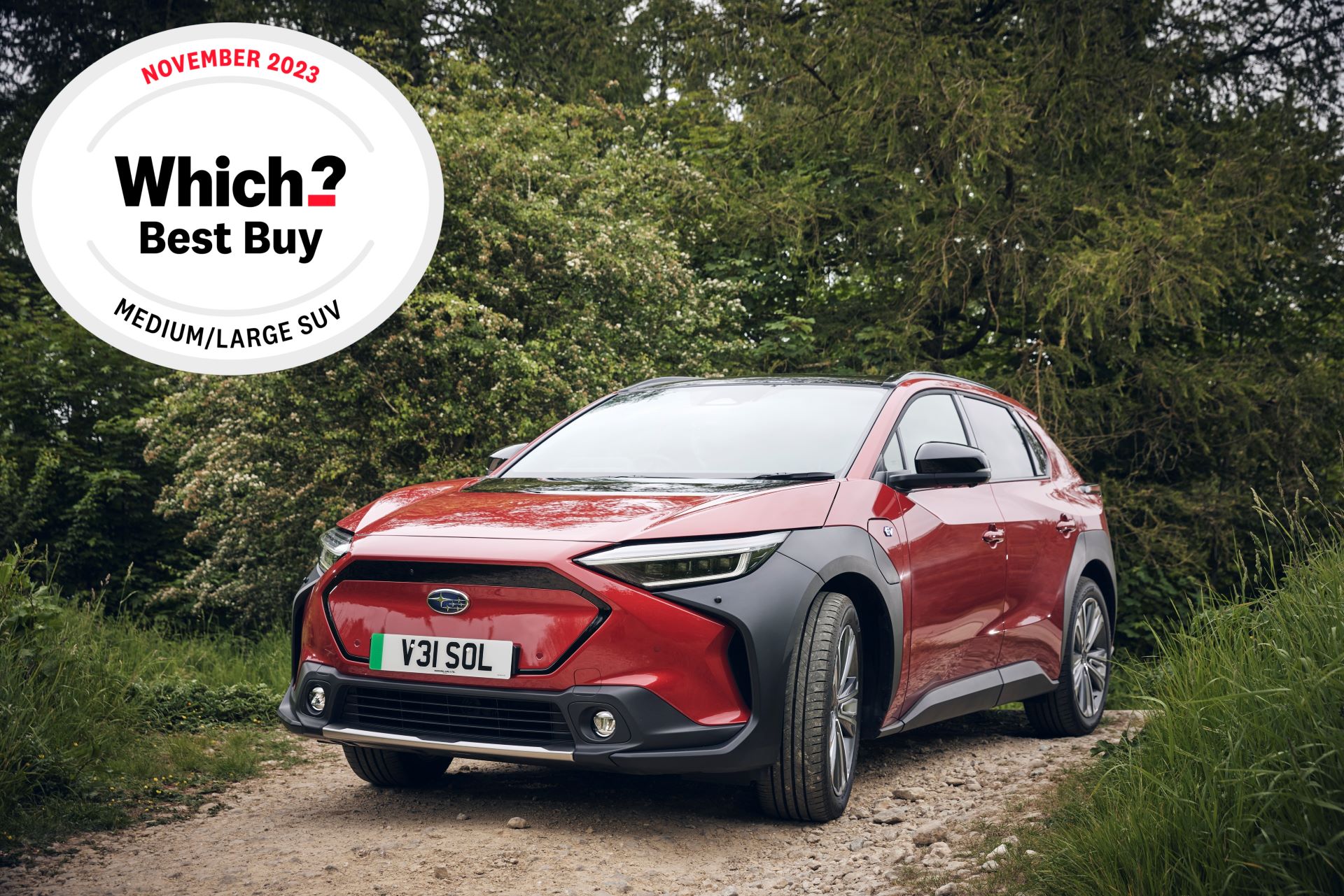 Subaru solterra awarded which best buy mediumlarge suv